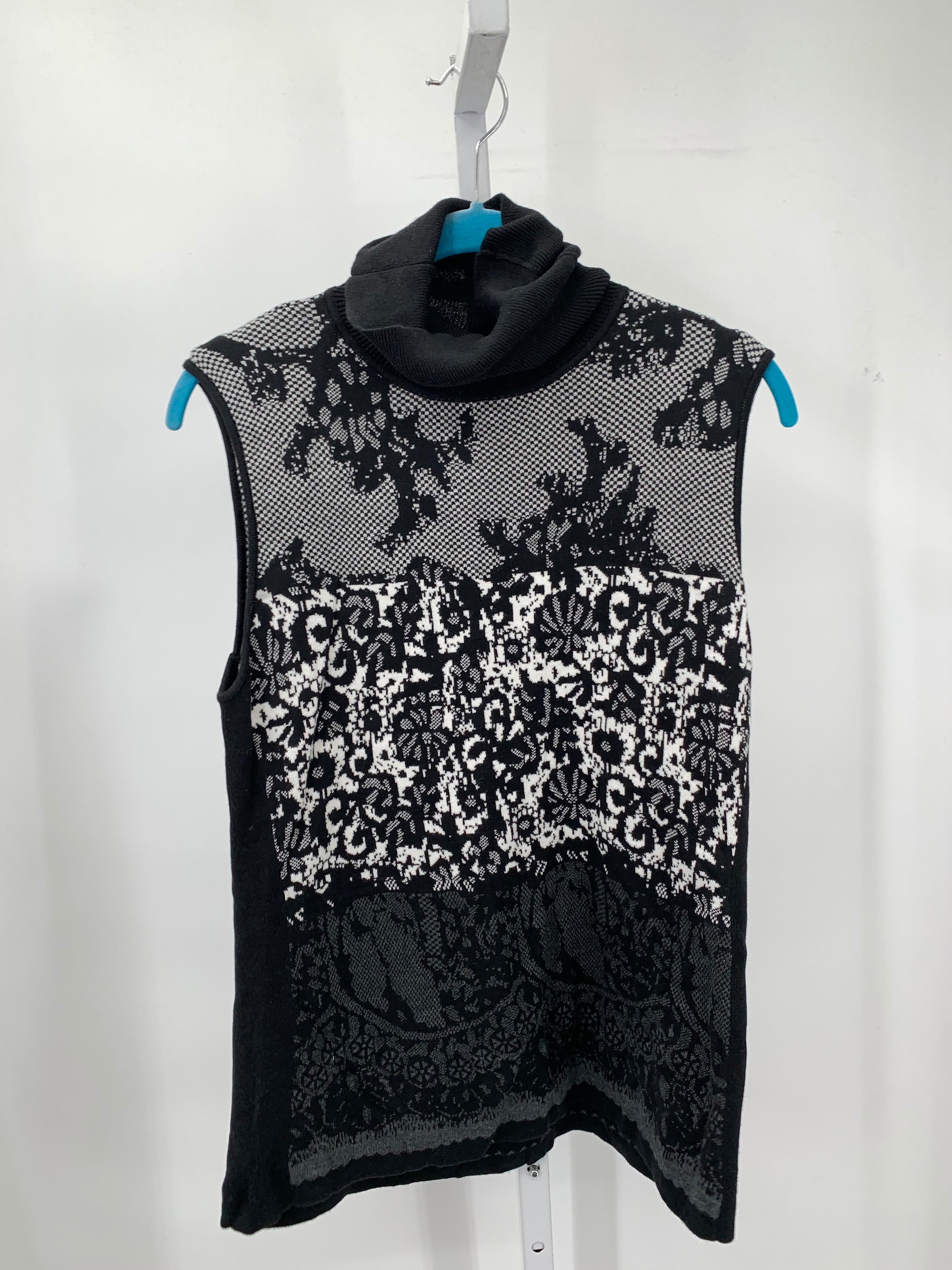 Tahari Size Large Misses Sleeveless Sweater