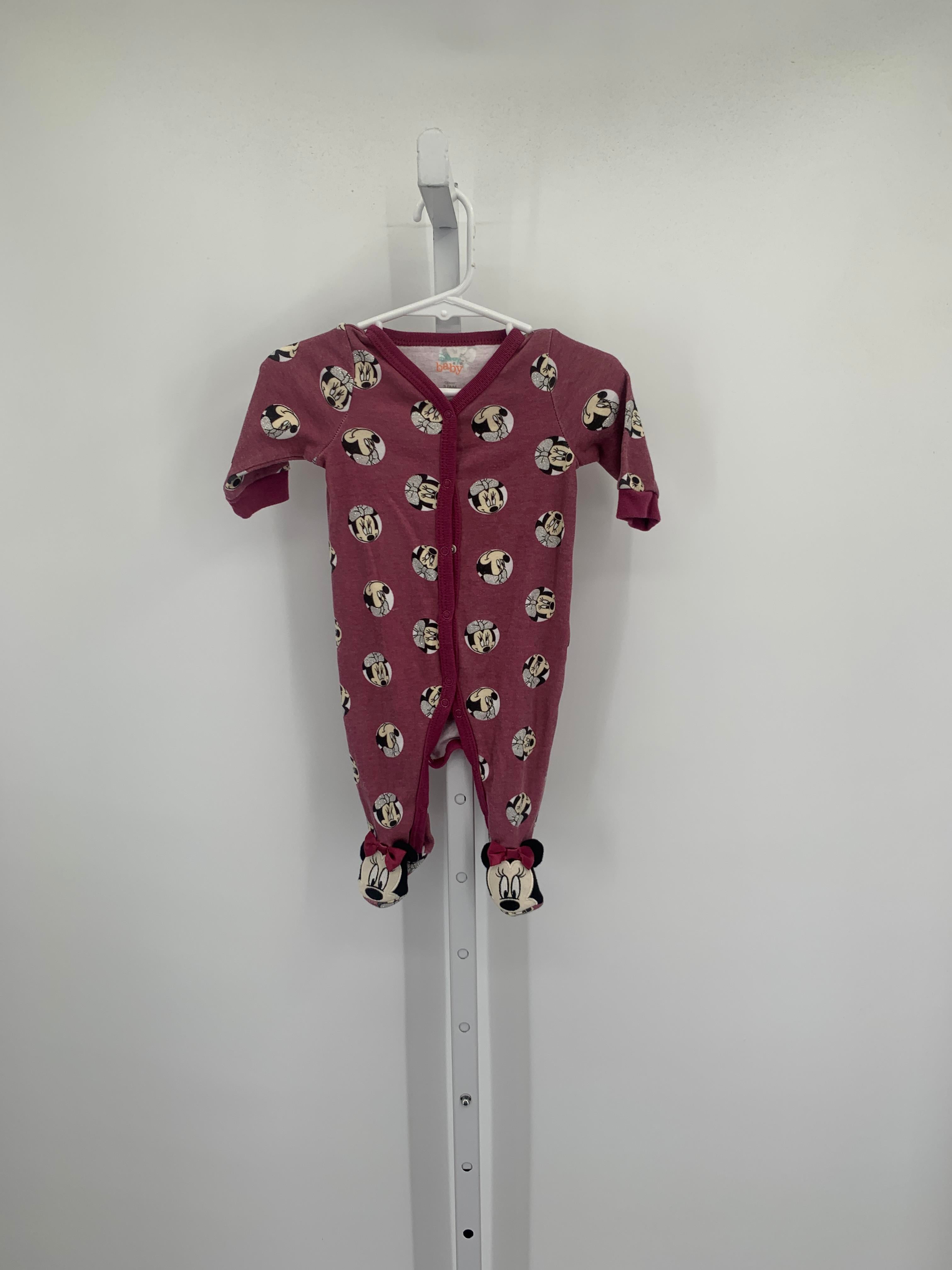 Disney Baby Size 3-6 Months Girls Long Slv. Romper