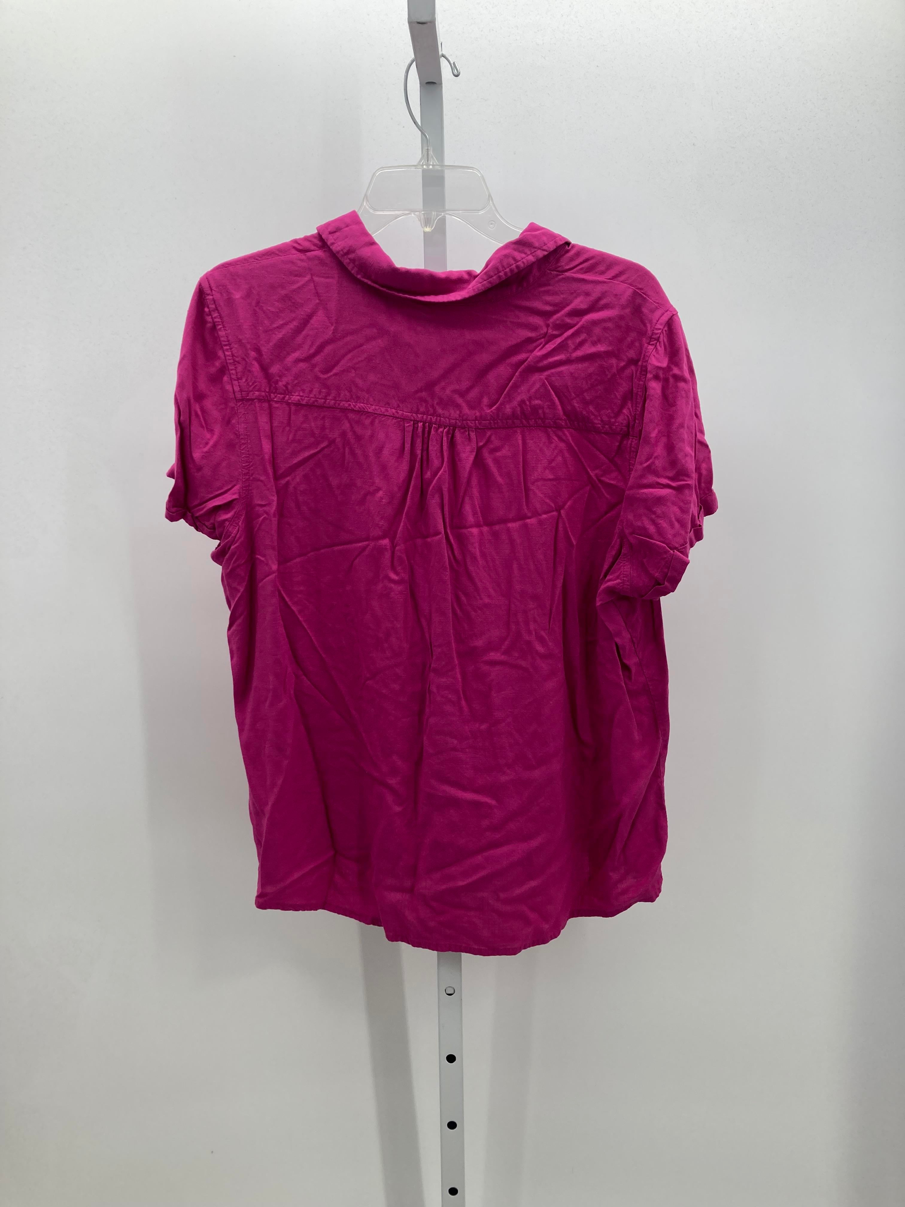 Croft & Barrow Size X Large Petite Petite Short Sleeve Shirt