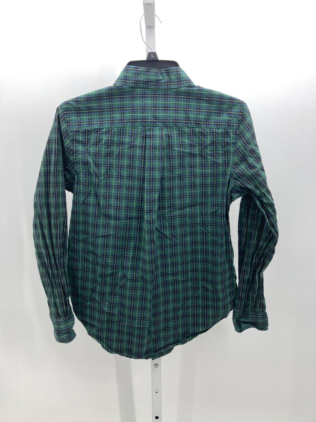 PLAID BTN DOWN