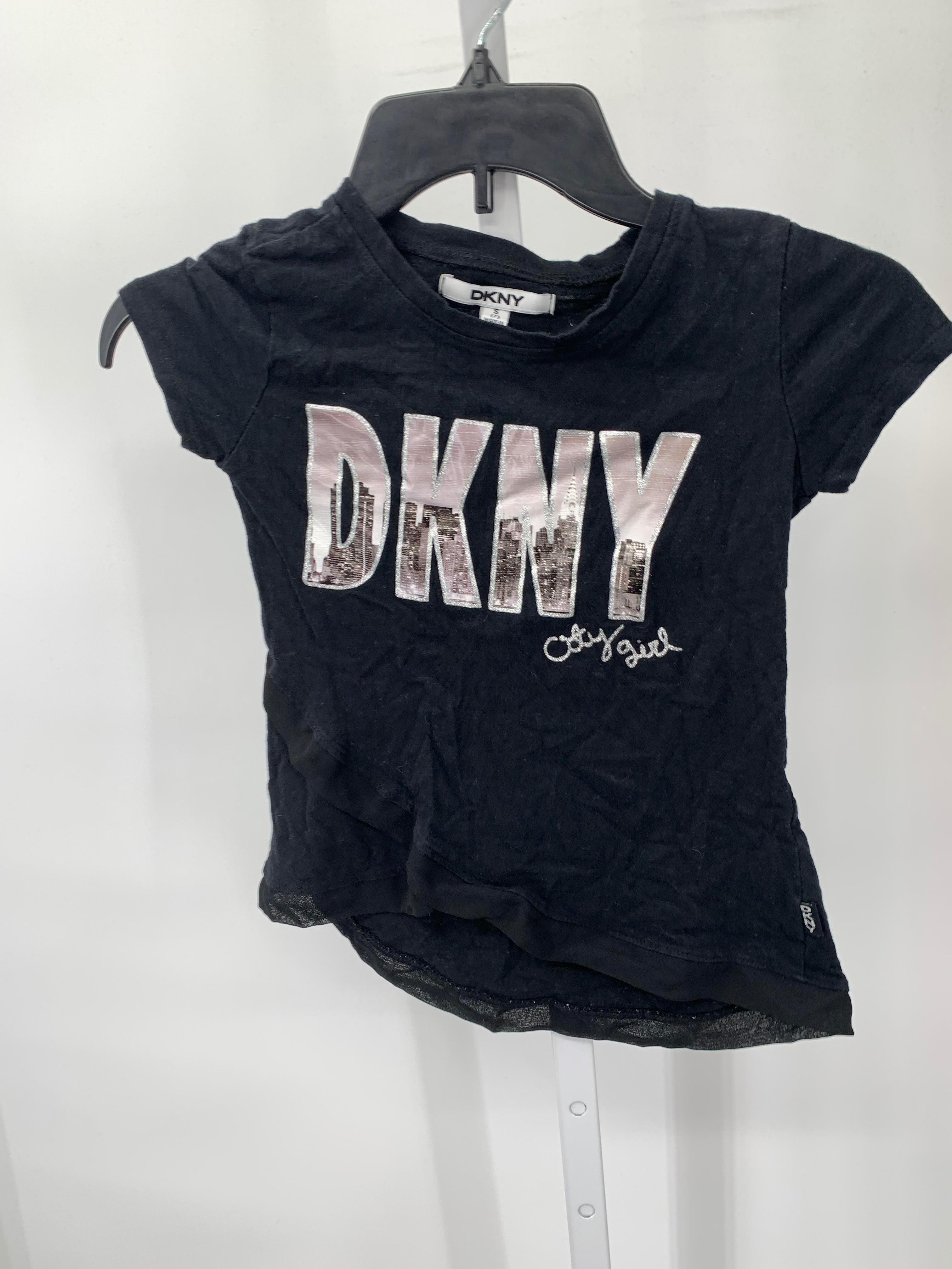 DKNY Size 7 Girls Short Sleeve Shirt