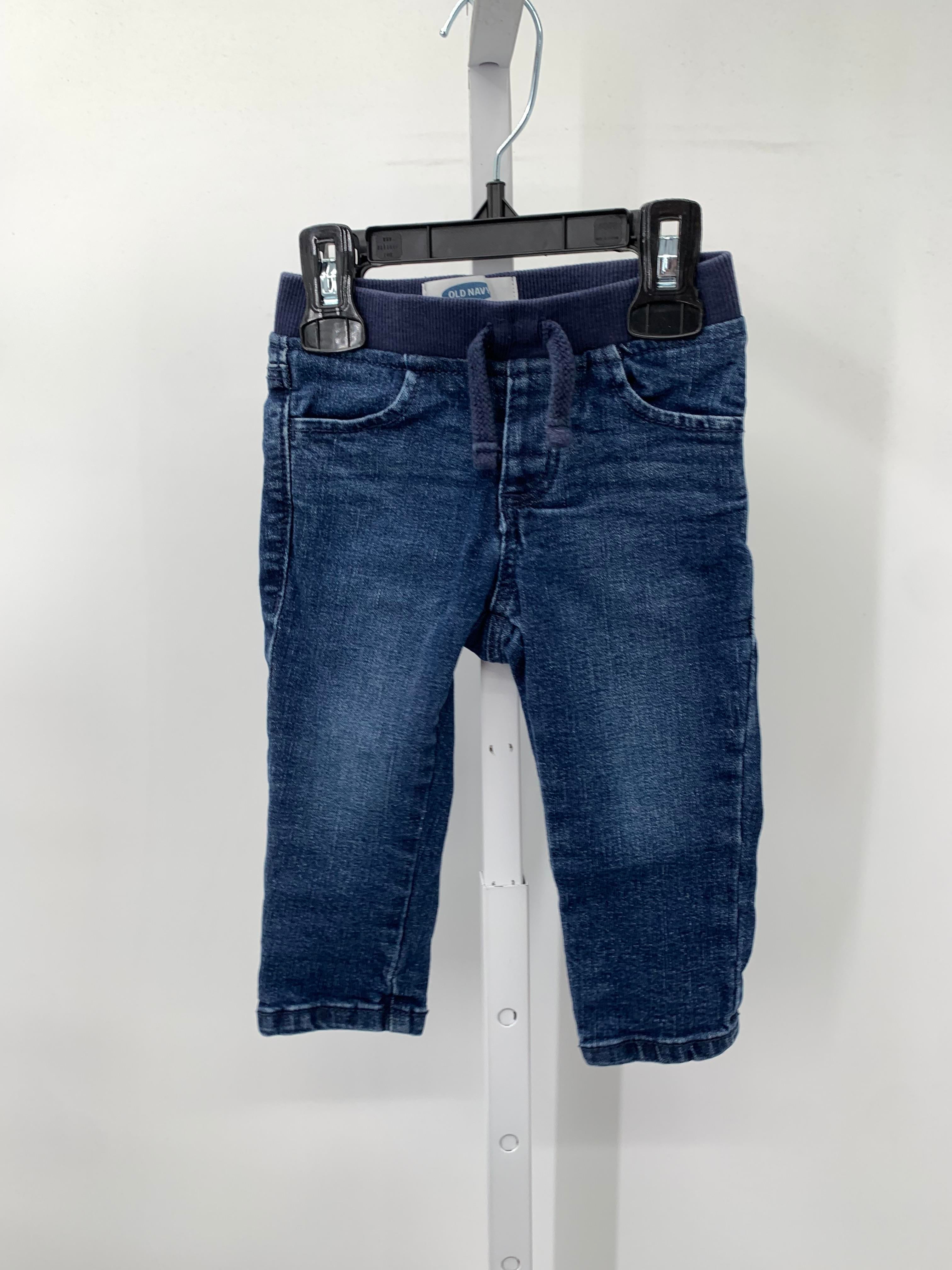 ELASTIC WAIST JEANS