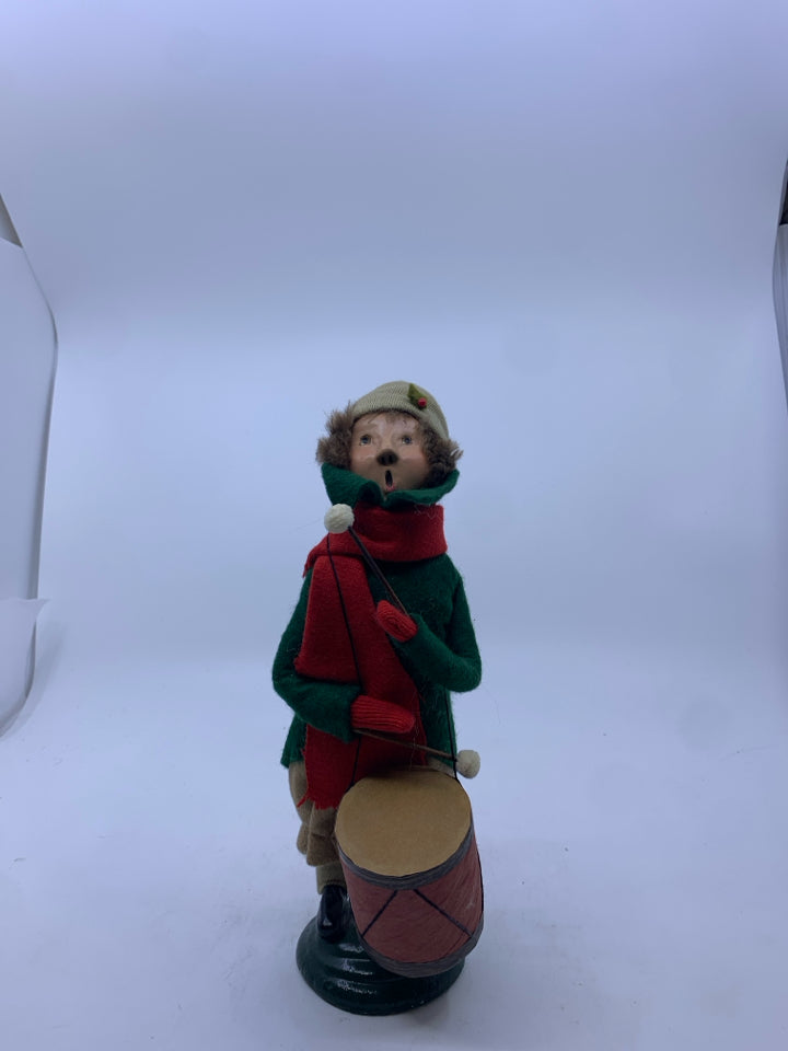 1985 BYERS CHOICE LITTLE DRUMMER BOY.