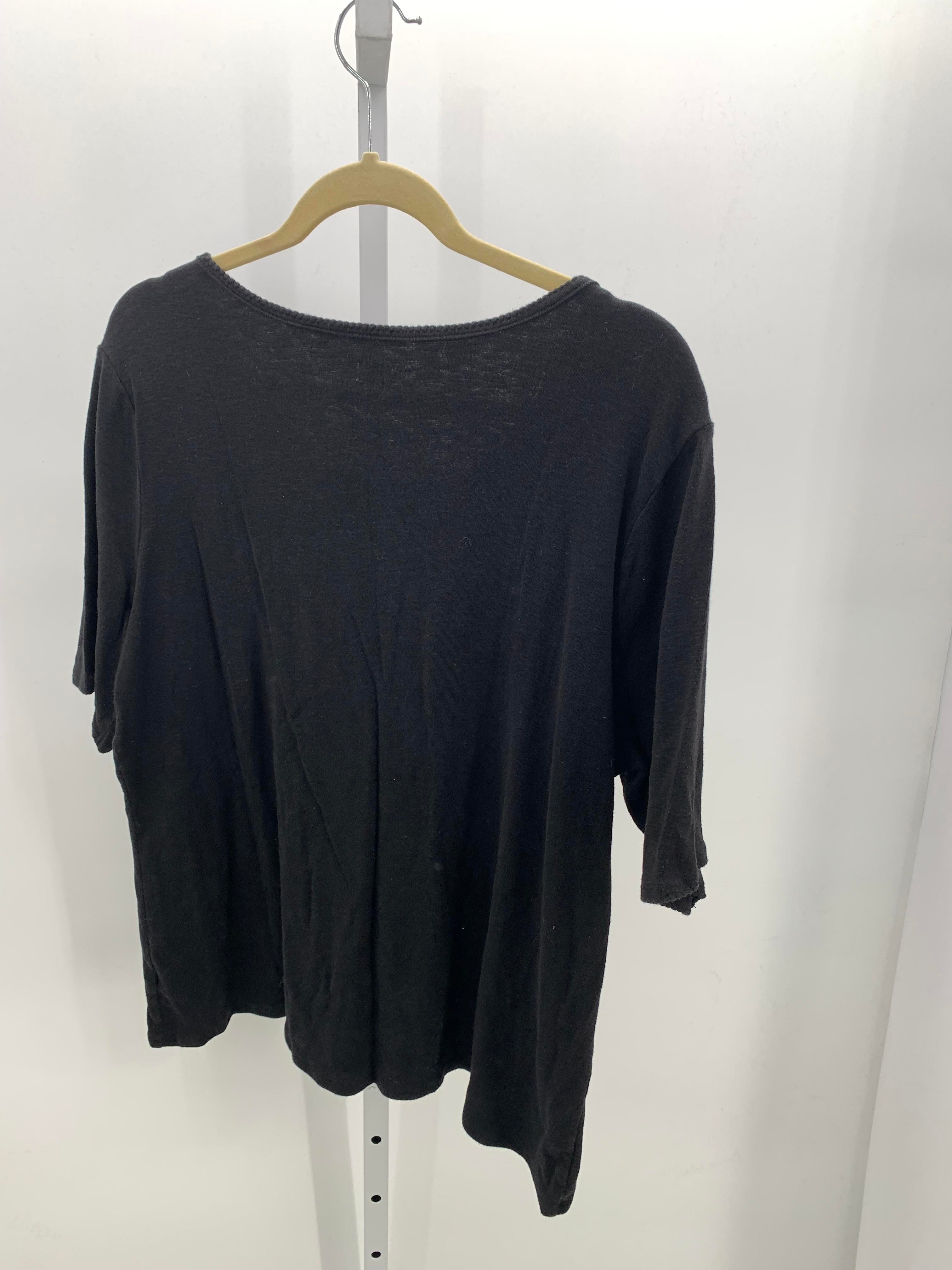 Time and Tru Size XXL Misses Short Sleeve Shirt