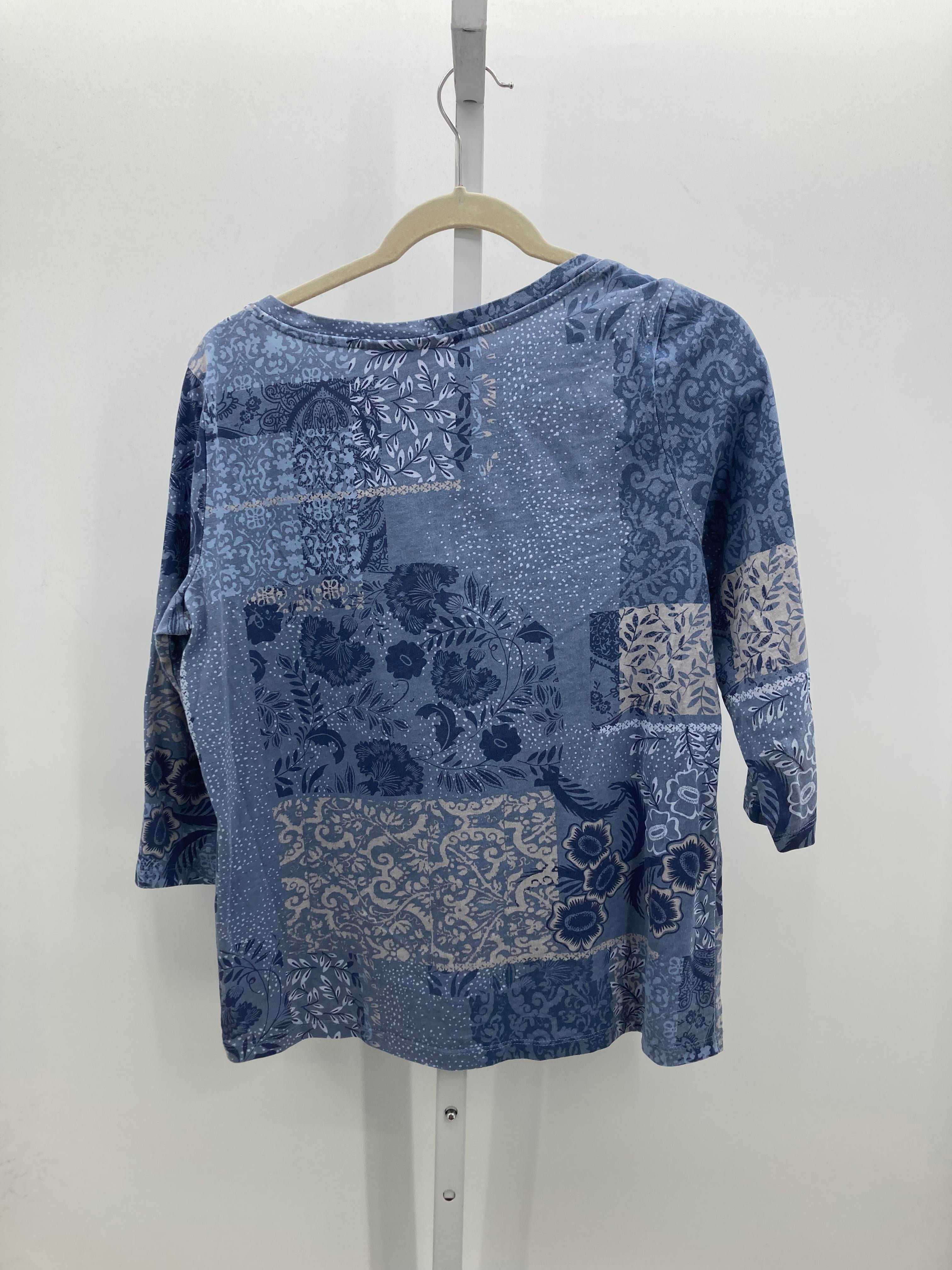 Christopher & Banks Size Medium Misses 3/4 Sleeve Shirt