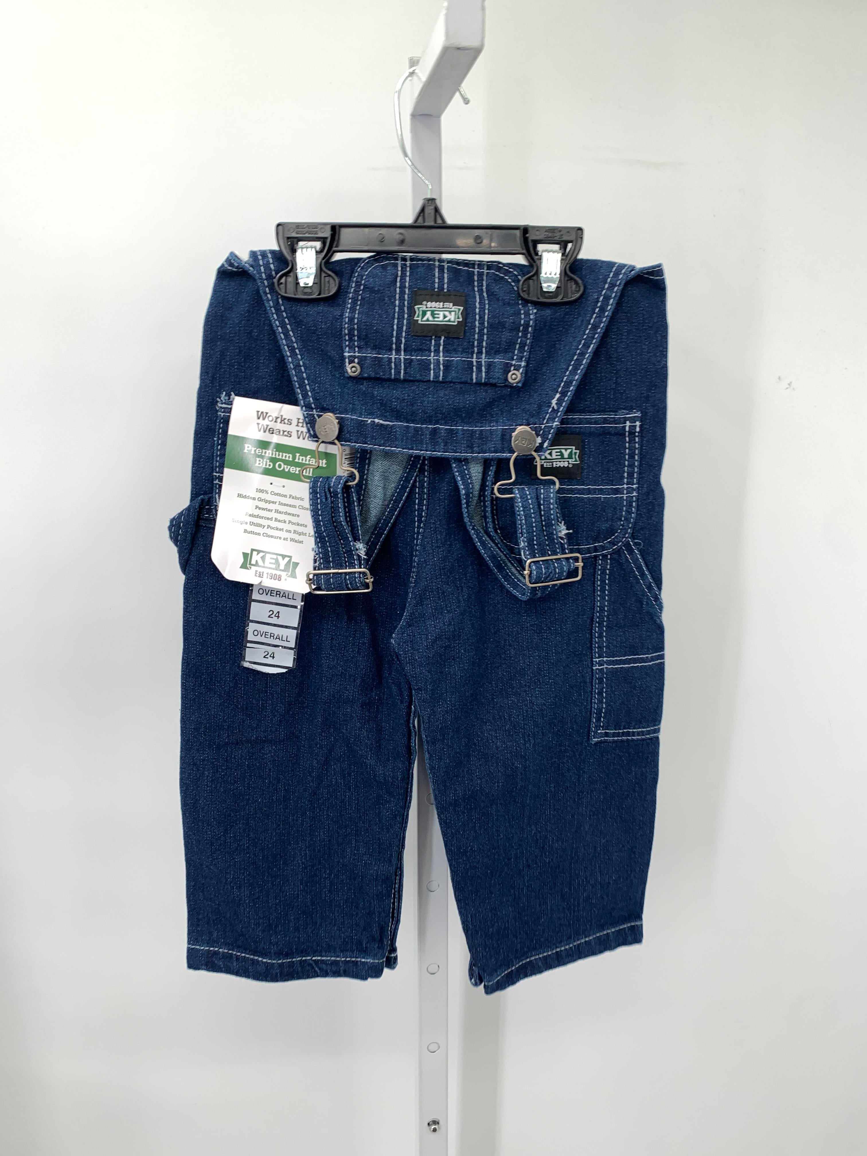 NEW DENIM OVERALLS.