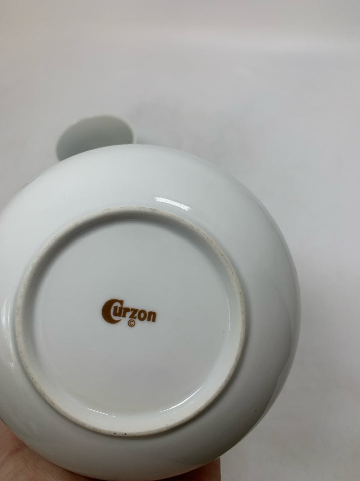 2 PC TEDDY BEARS READING BOOK KIDS MUG/BOWL CURZON.