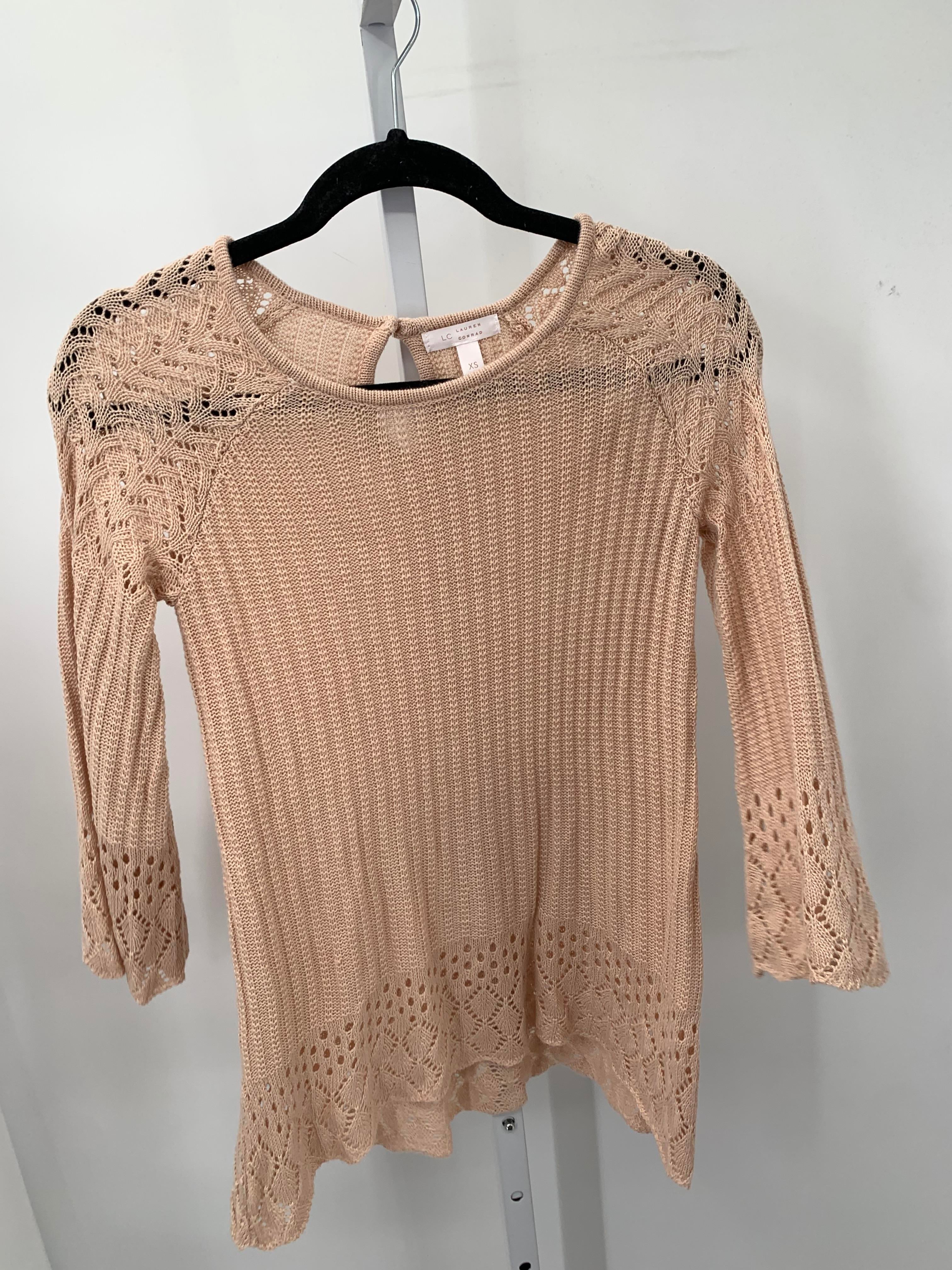 Lauren Conrad Size X Small Misses 3/4 Sleeve Shirt