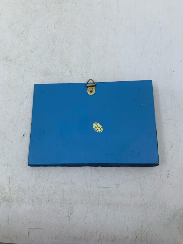 RESIN EMBOSSED LIGHTHOUSE MAINE PLAQUE.