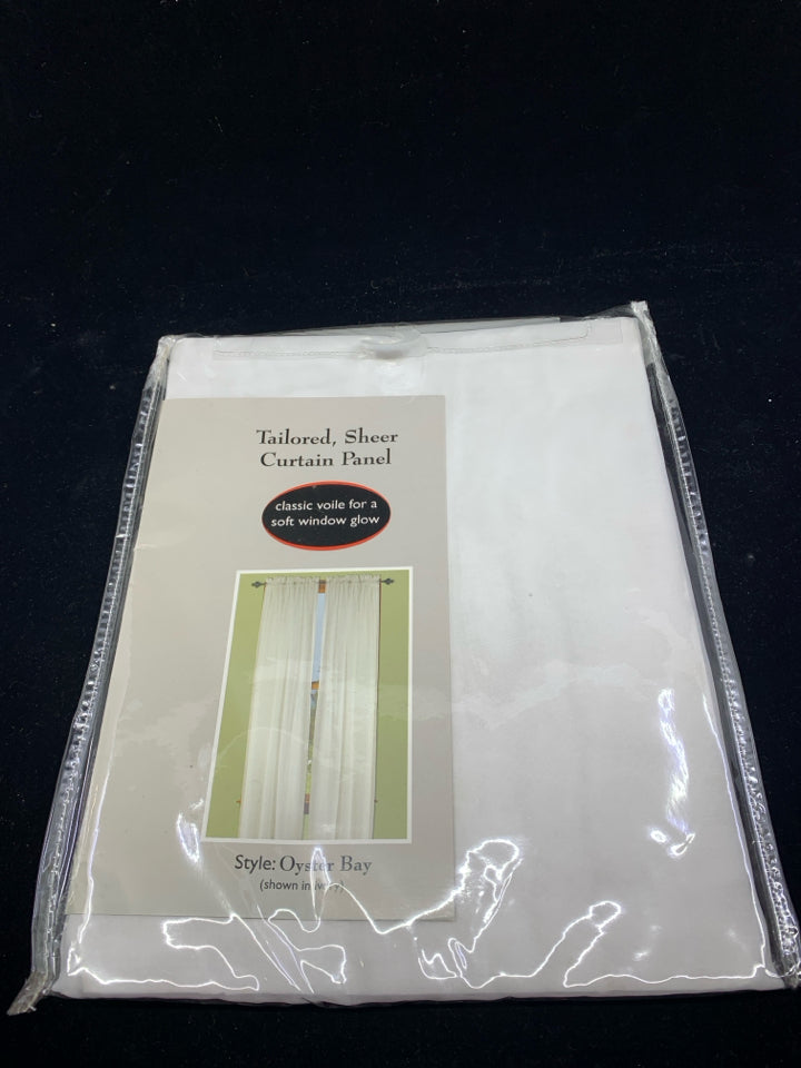 NIP TAILORED SHEER CURTAIN PANEL.