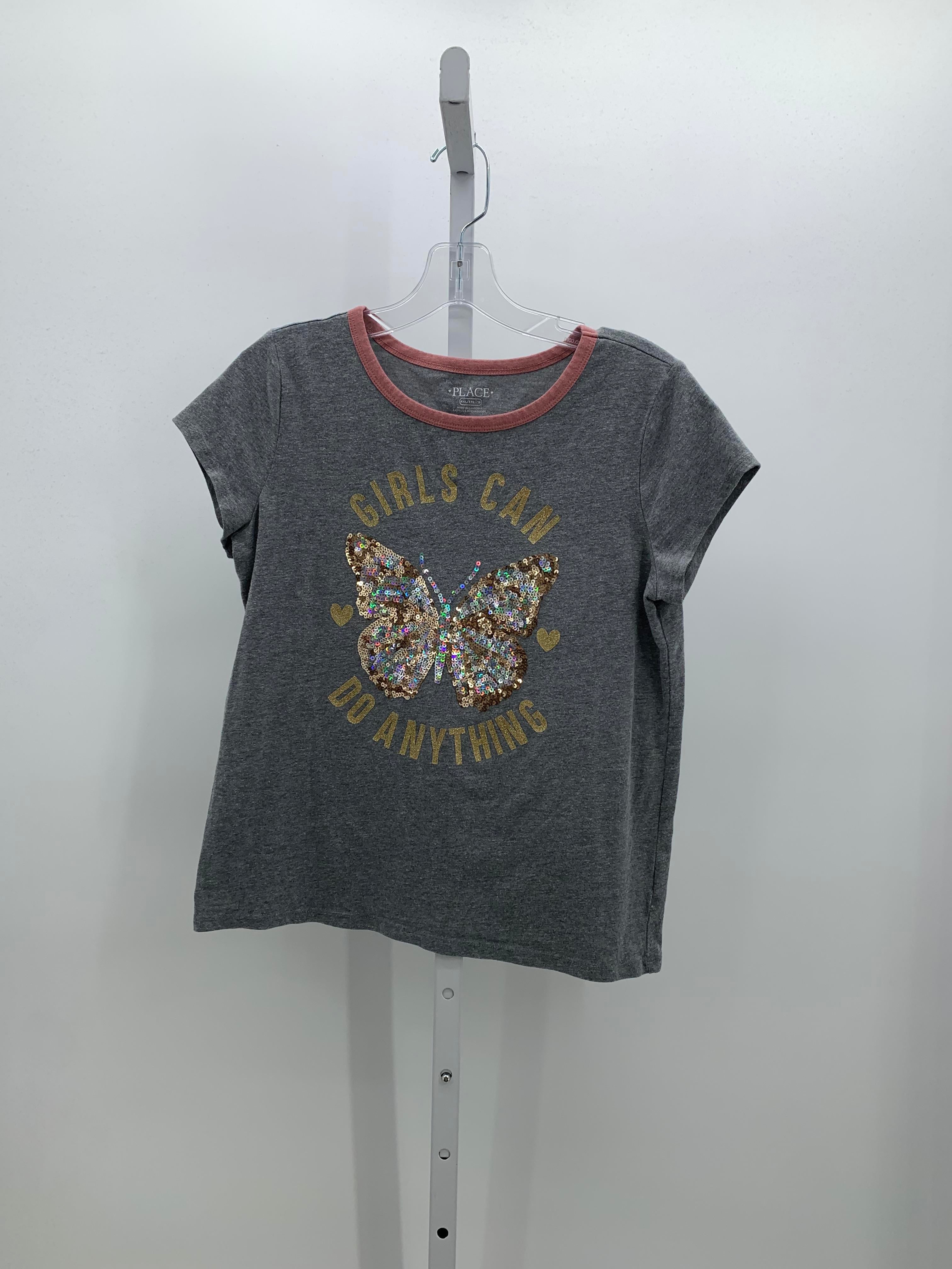 Children's Place Size 16 Girls Short Sleeve Shirt