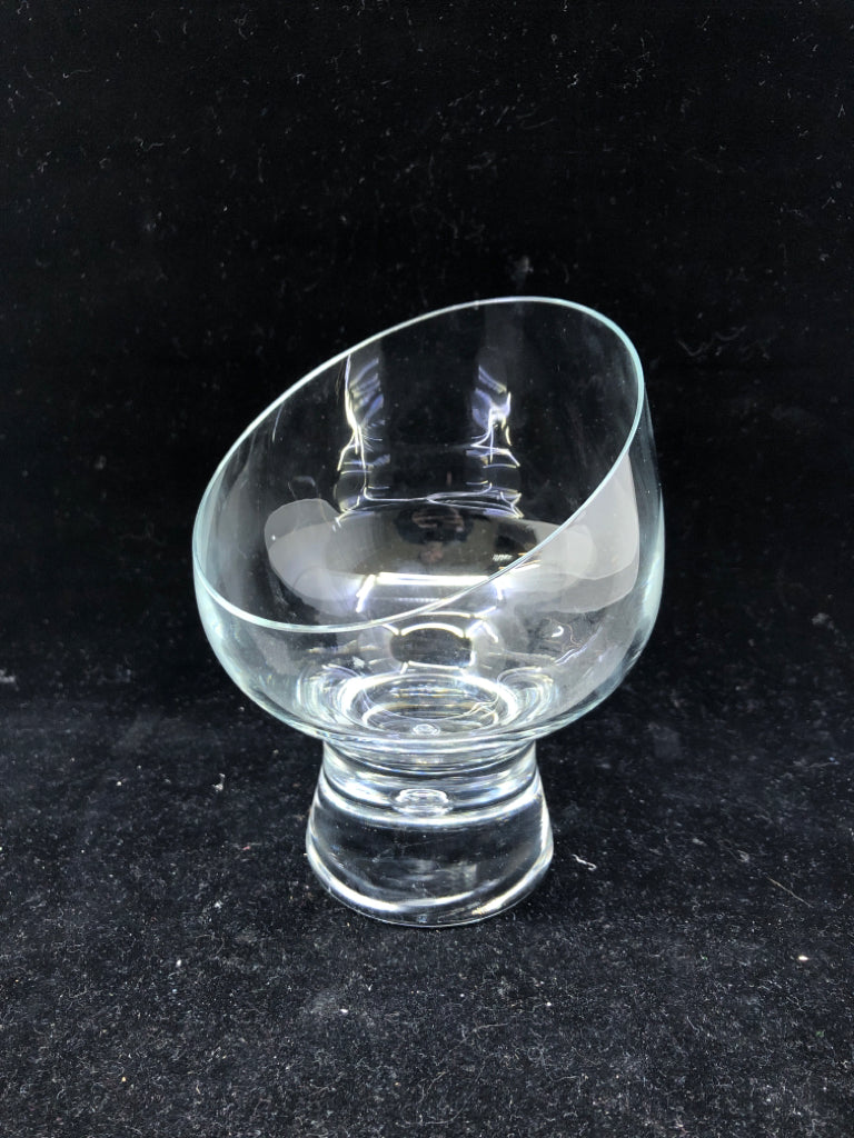 GLASS COGNAC CANDY/ NUT BOWL.