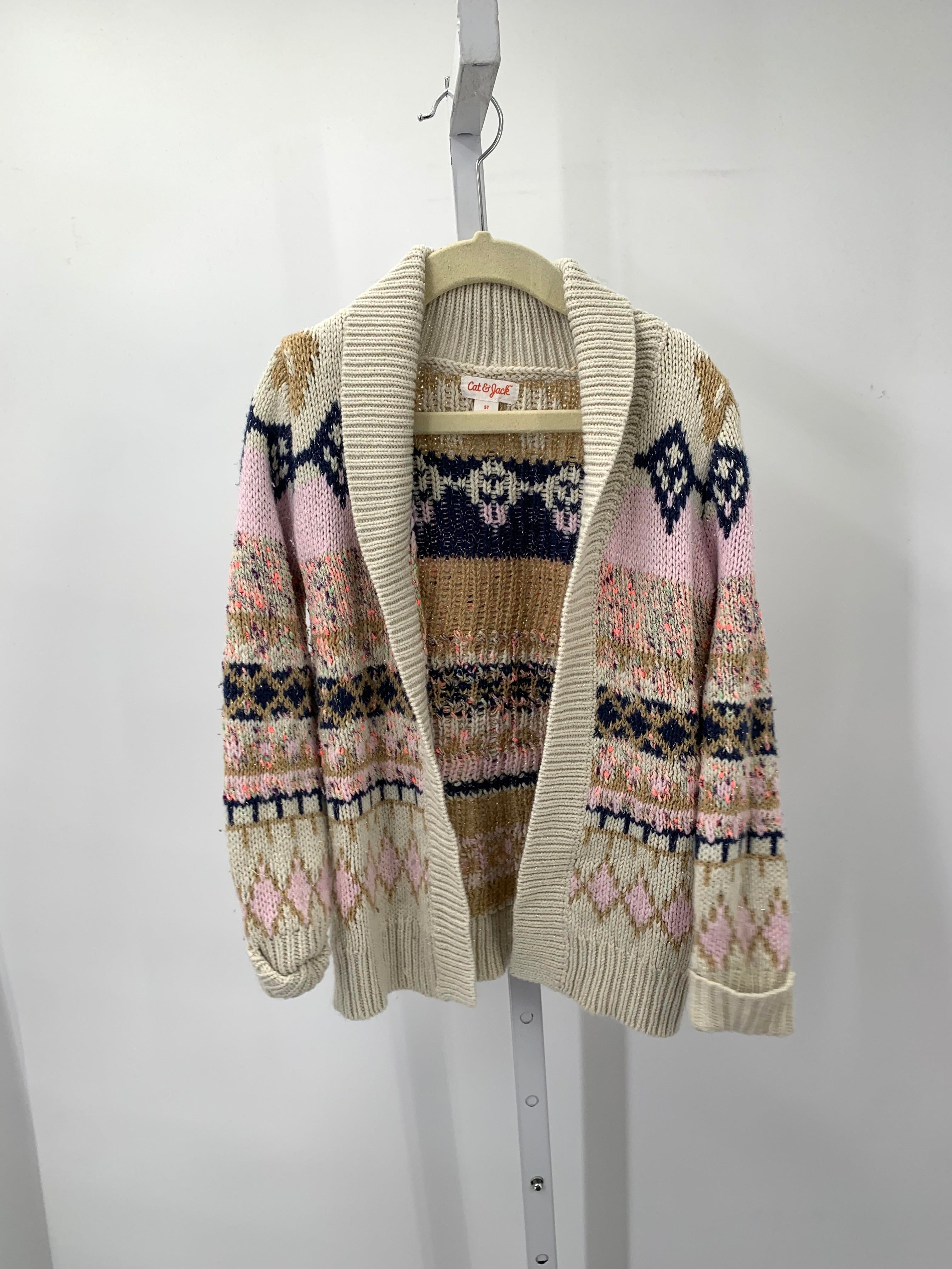 Cat & Jack Size 5T Girls Long Sleeve Sweater