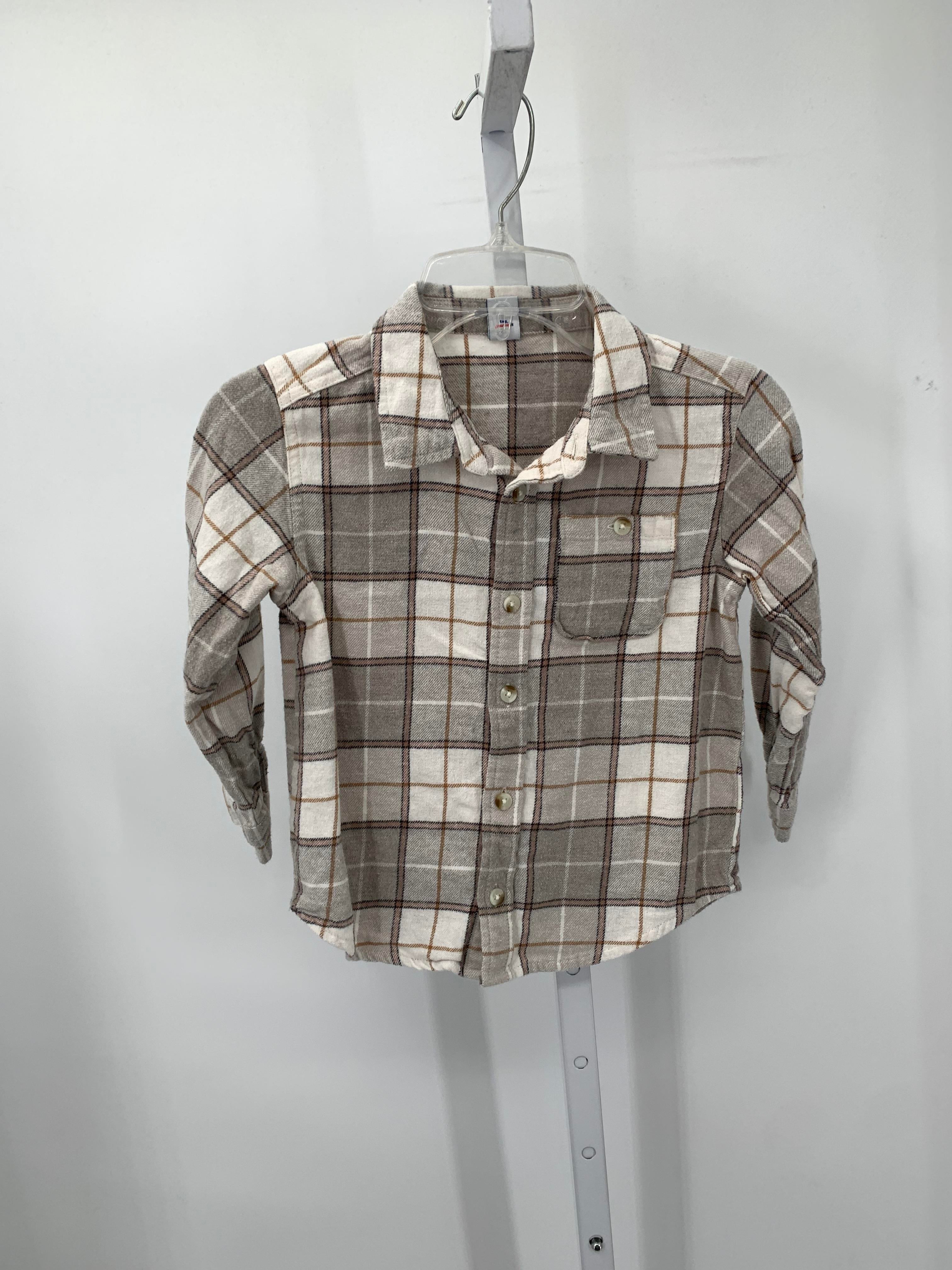 PLAID BTN DOWN