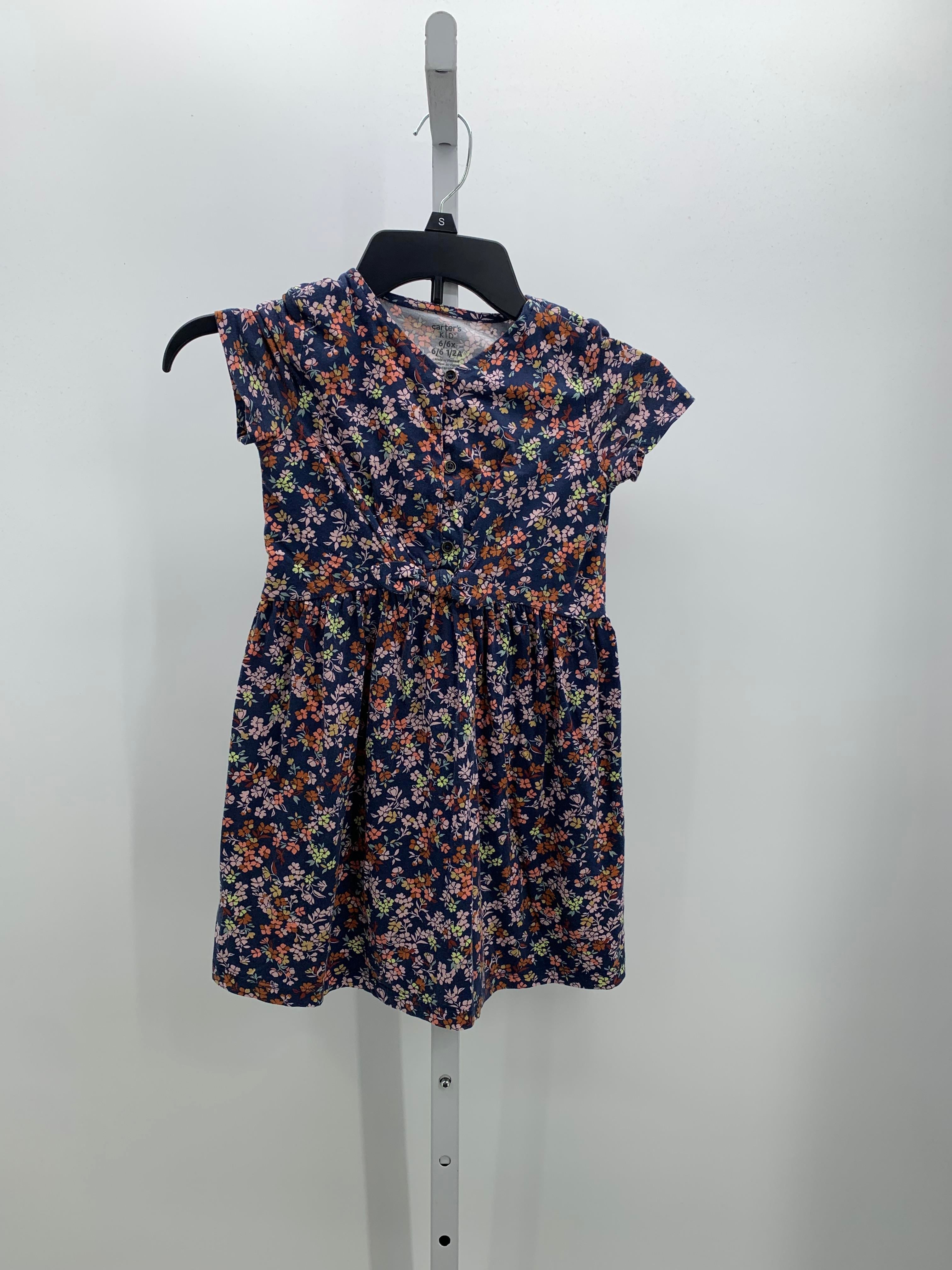 Carters Size 6/6X Girls Short Sleeve Dress