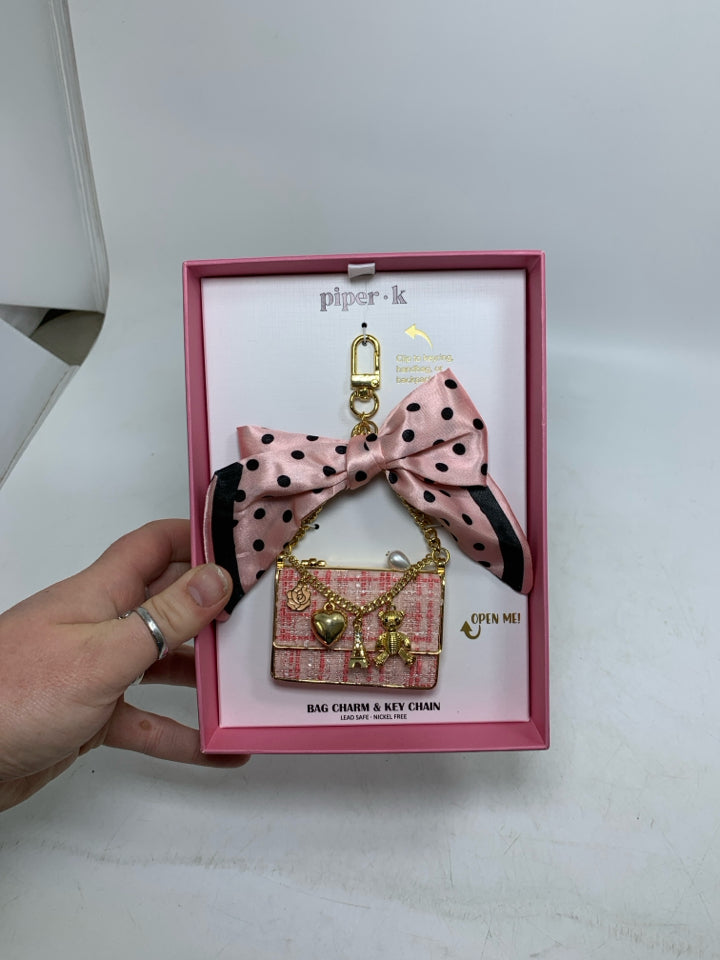 Piper K Bag Charm & Key Chain