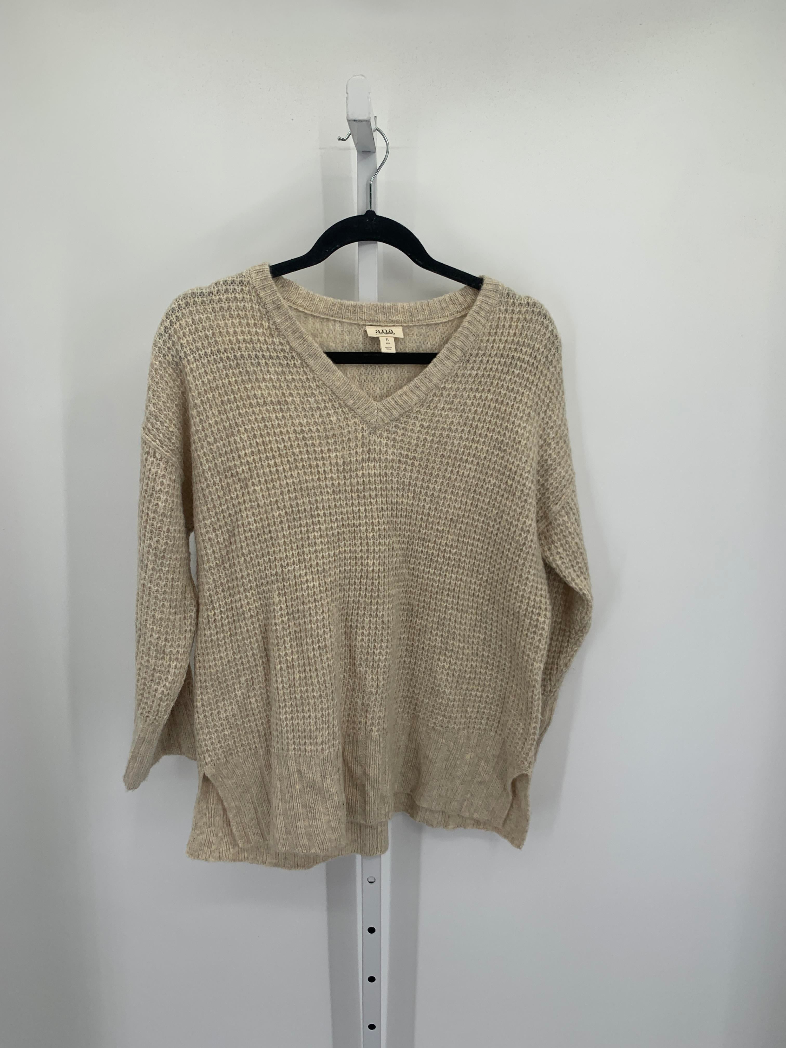 A.N.A. Petite Long Slv Sweater