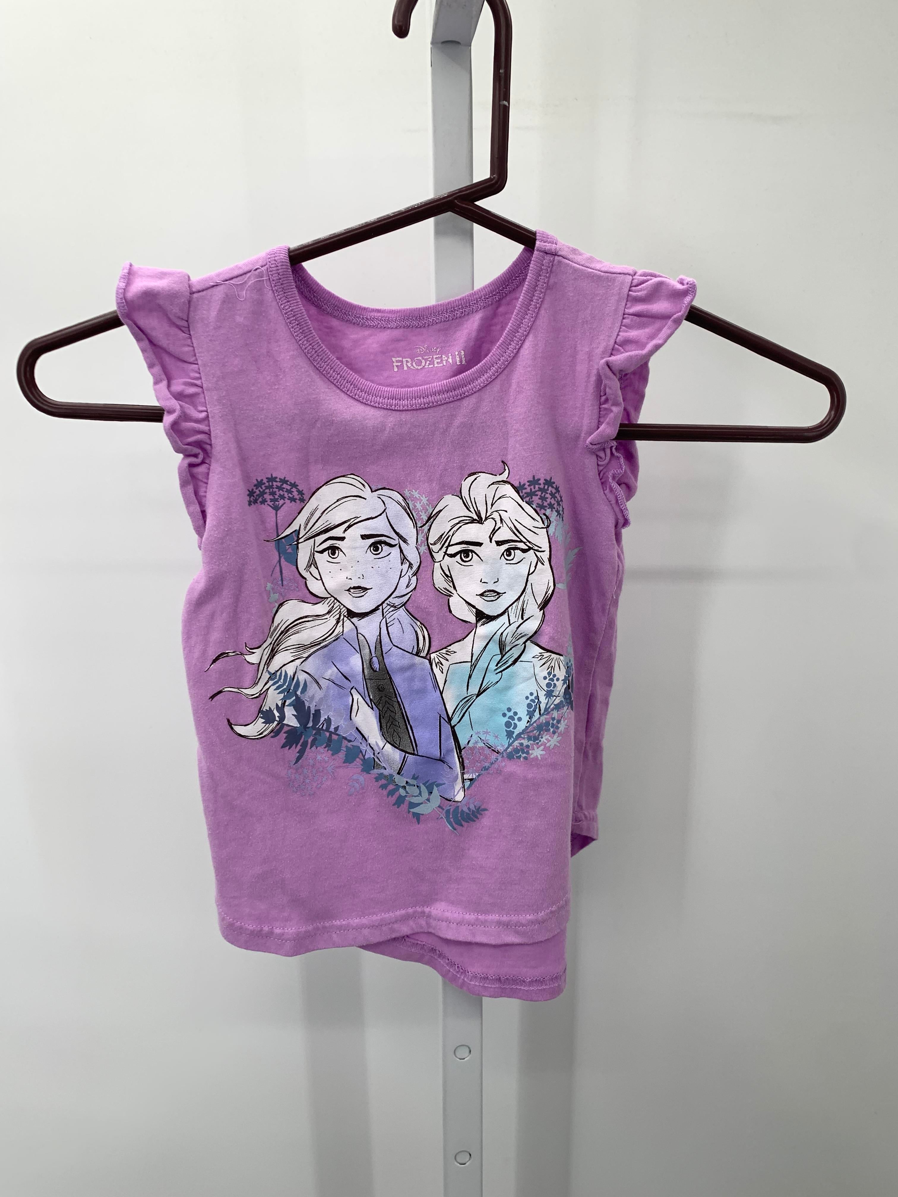 Disney Size 5 Girls Short Sleeve Shirt
