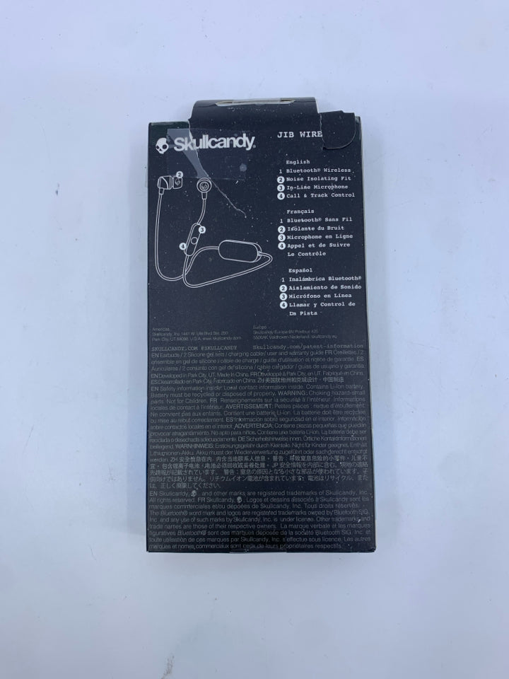 NIP SKULLCANDY WIRELESS EARBUDS.