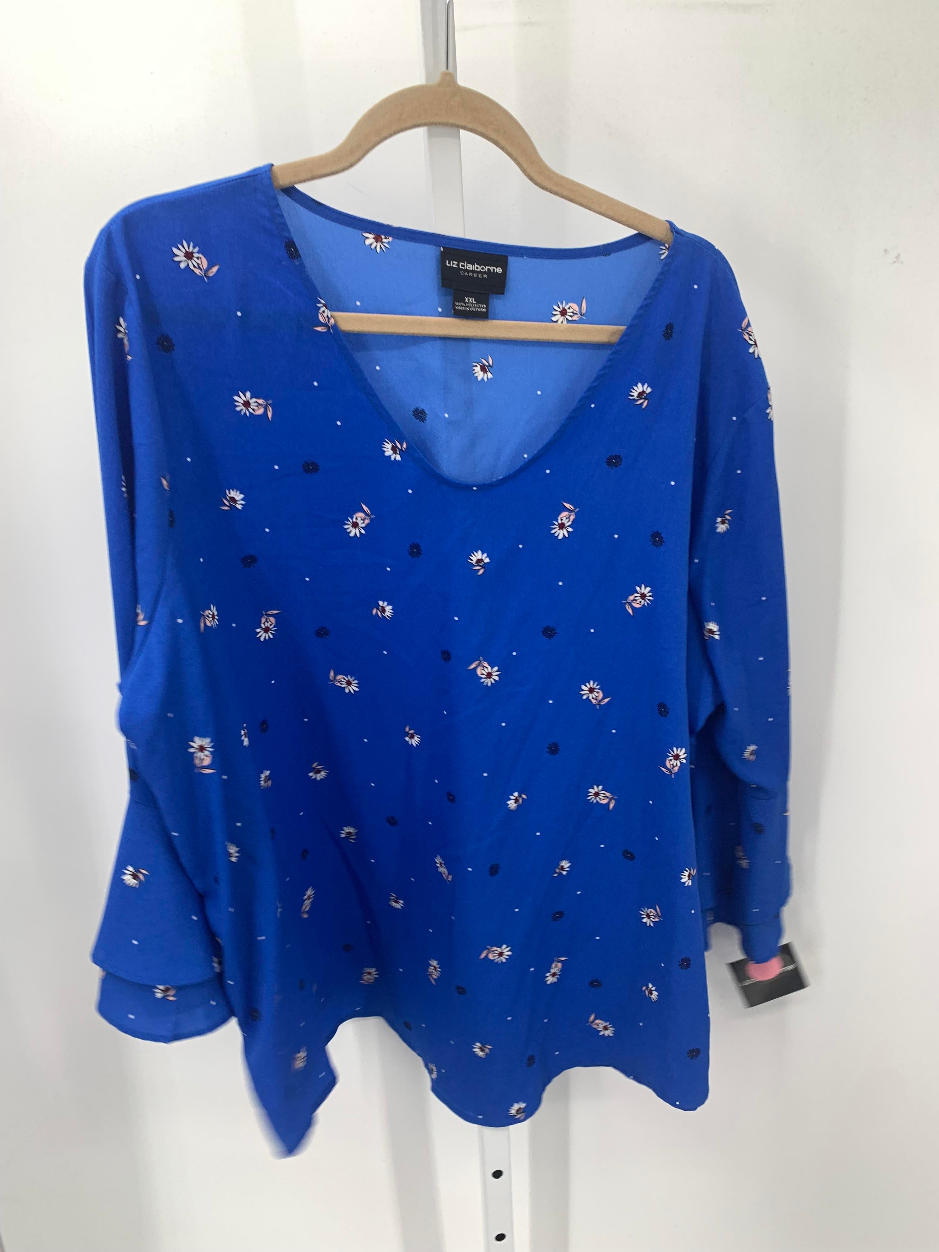 Liz Claiborne Size XXL Misses 3/4 Sleeve Shirt