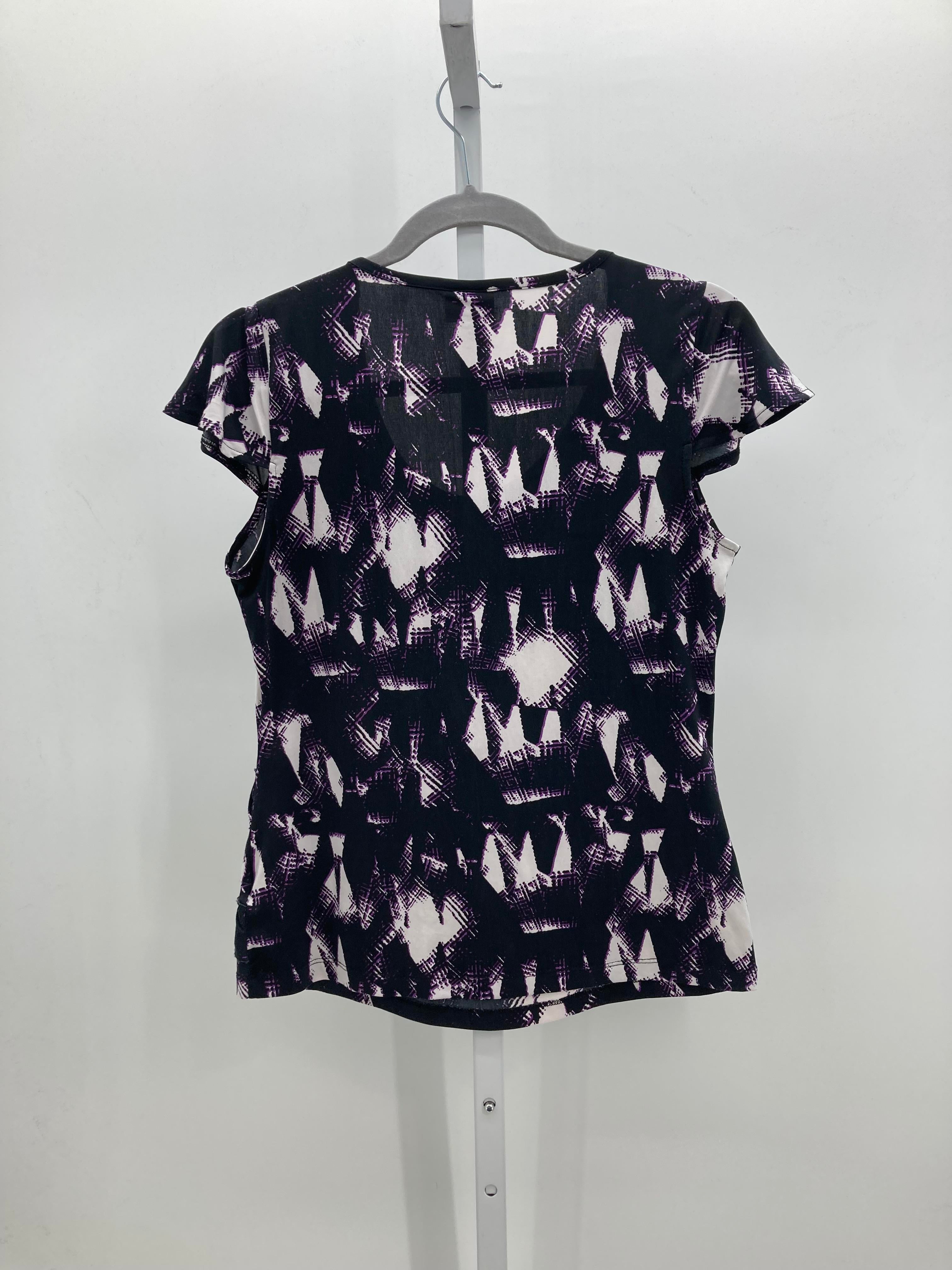 Worthington Size Medium Petite Petite Short Sleeve Shirt