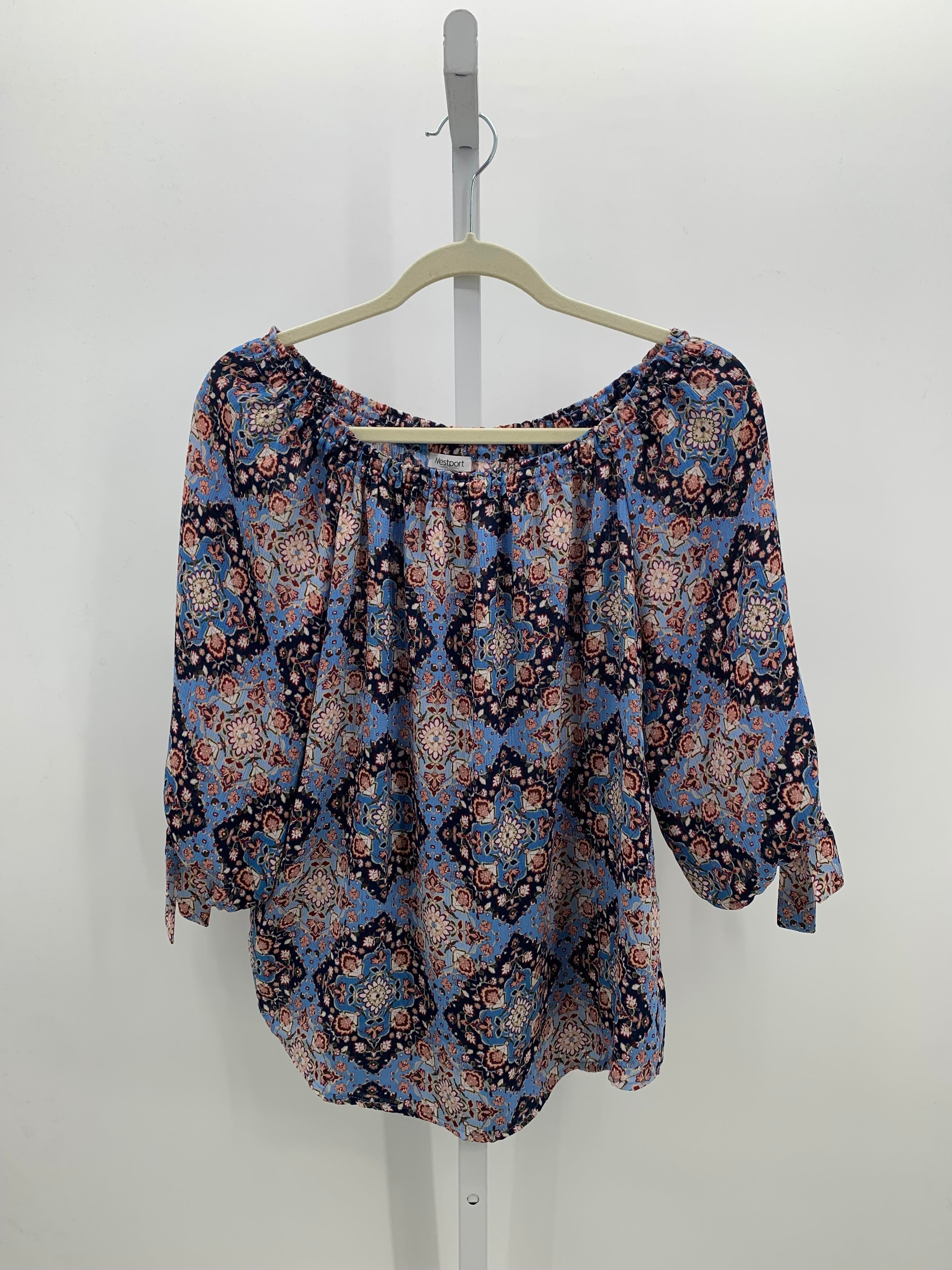 Westport Size Small Misses 3/4 Sleeve Shirt