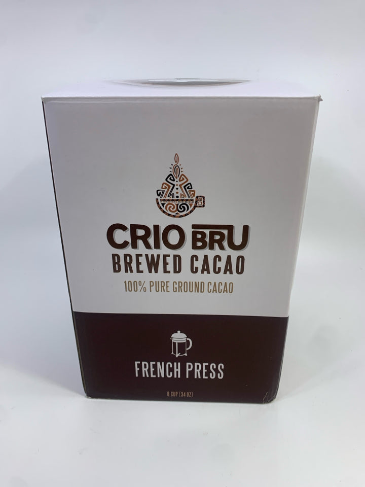 NIB FRENCH PRESS CRIO BRU.