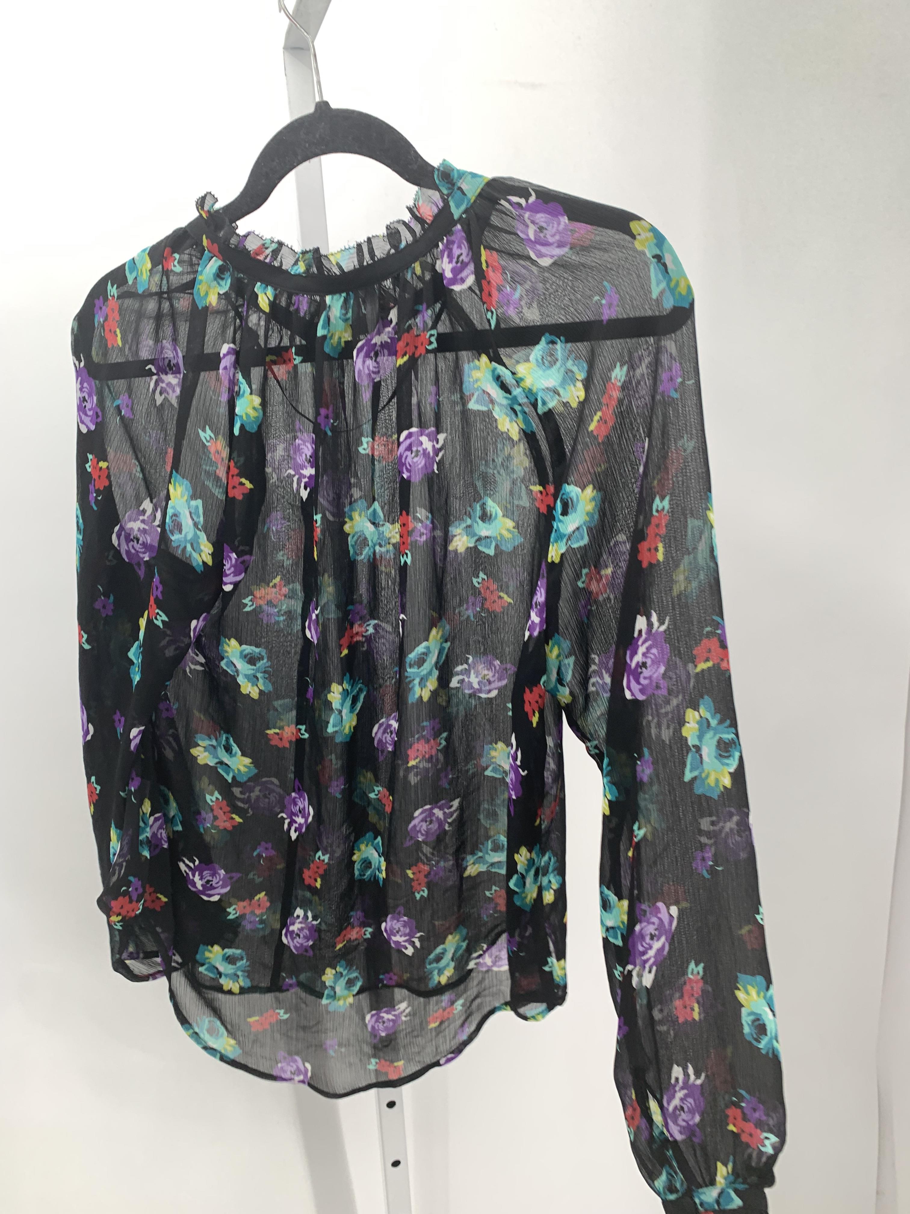Elle Size Large Misses Long Sleeve Shirt
