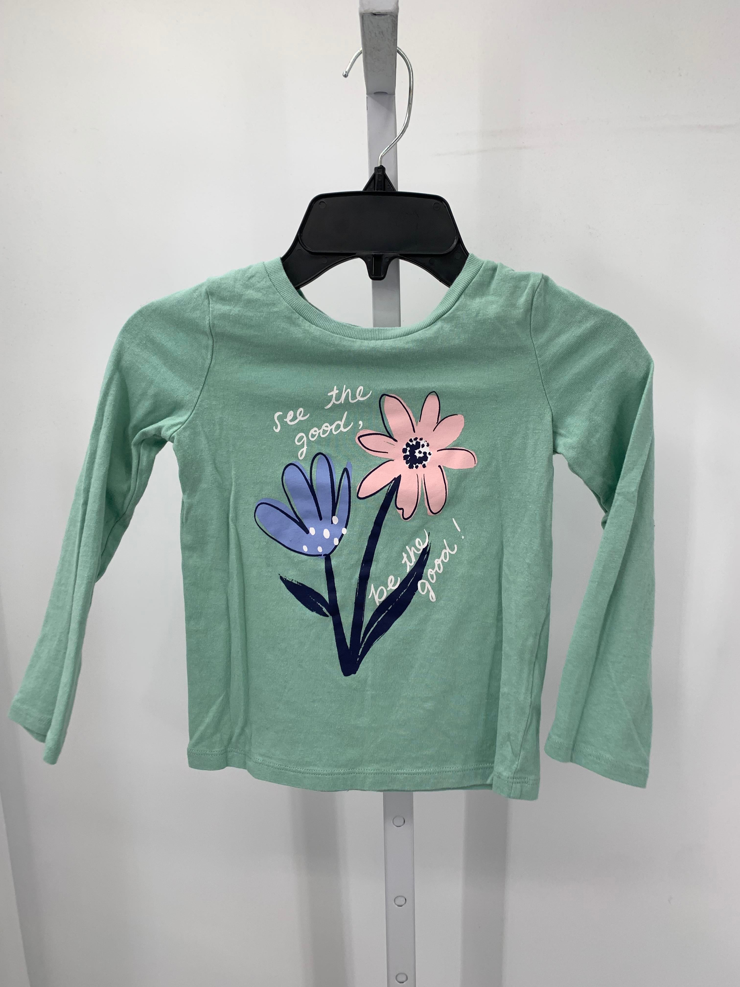 Carters Size 5T Girls Long Sleeve Shirt