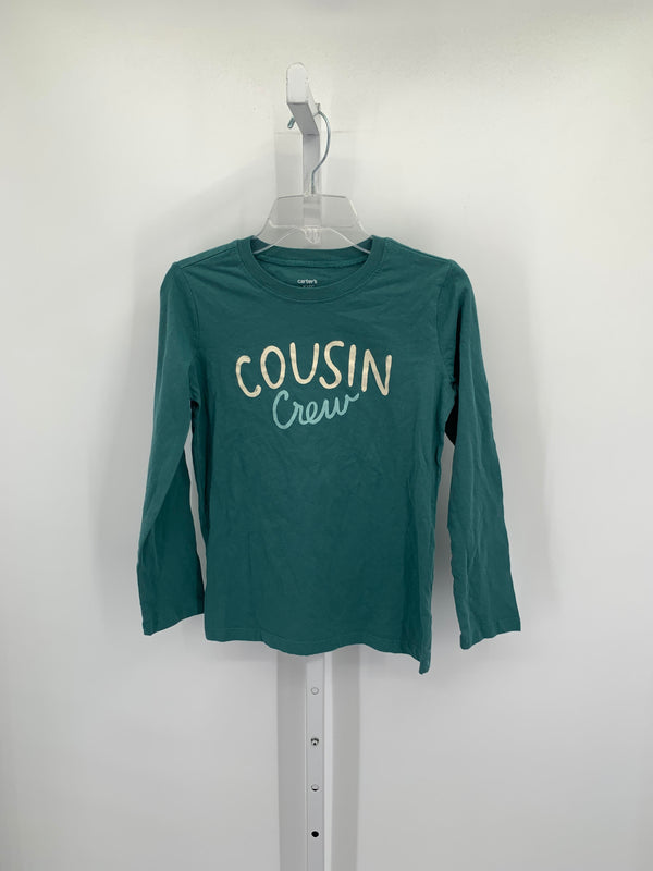 BLUE/GREEN KNIT COUSIN CREW