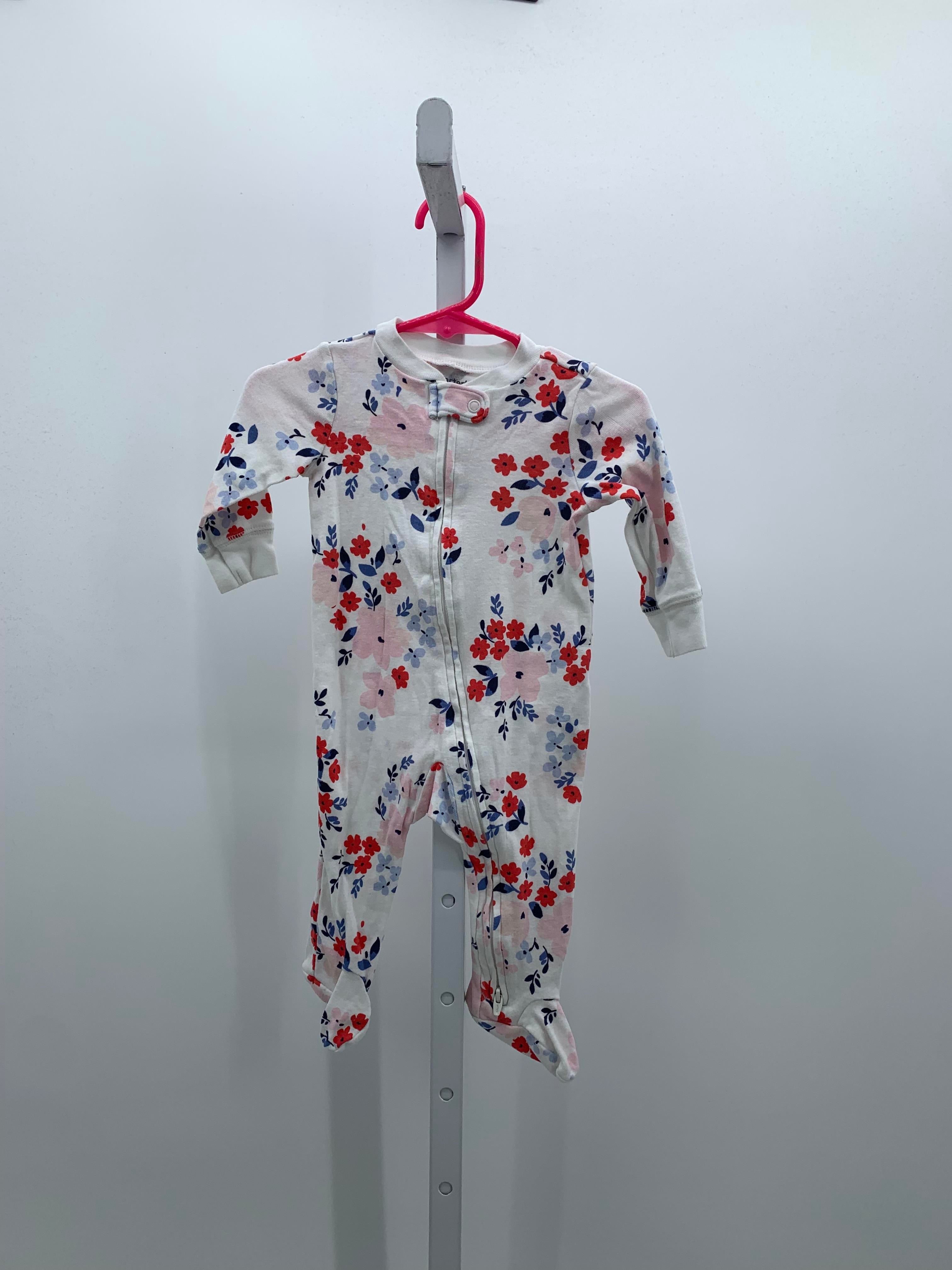 Carters Size 6 Months Girls Long Slv. Romper