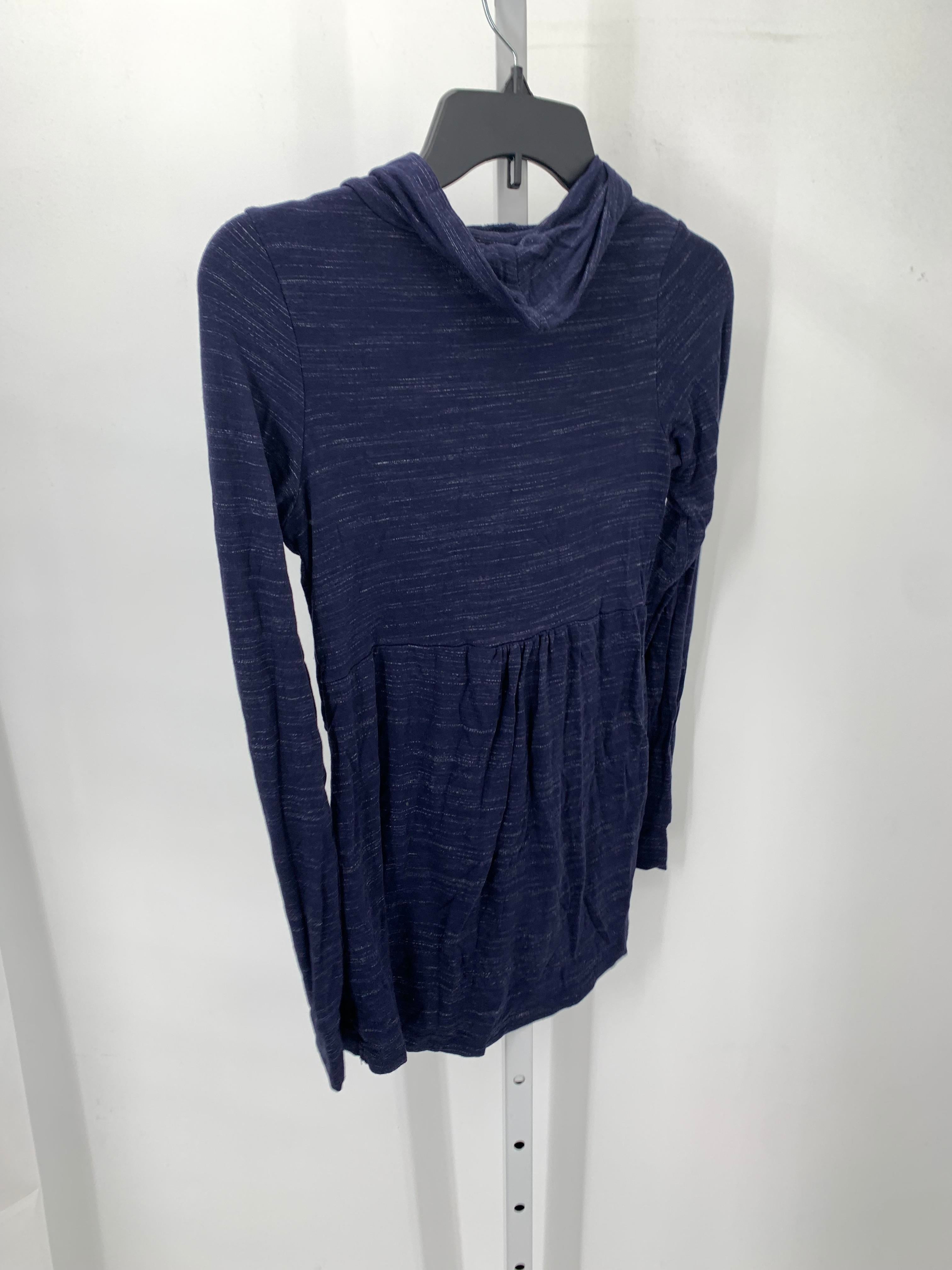 Navy Size XXS Maternity Long Sleeve Shirt