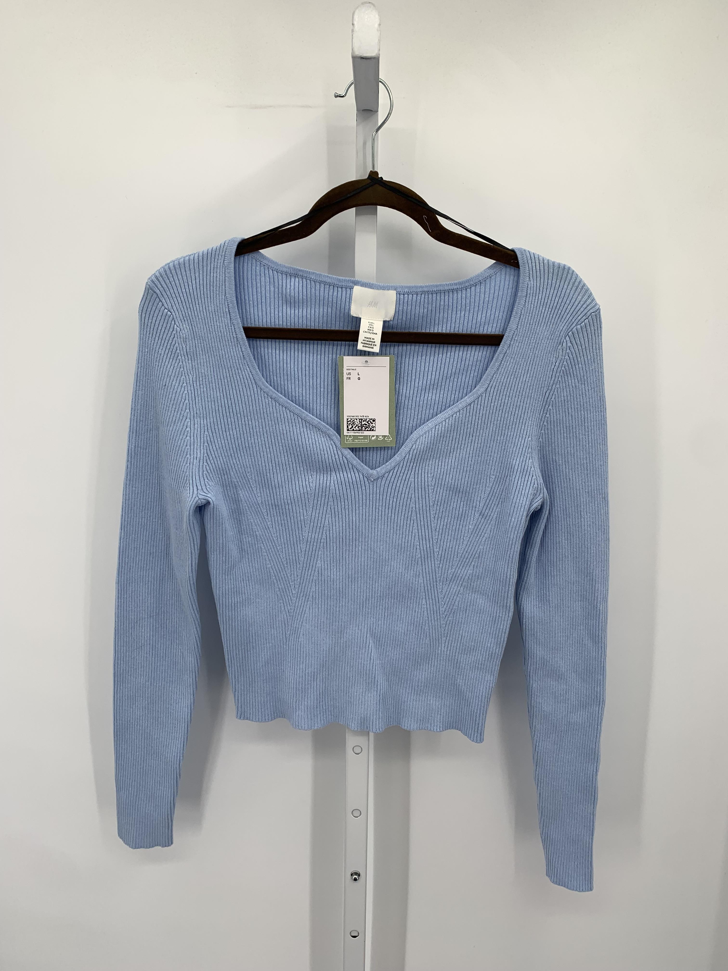 H&M Size Large Juniors Long Sleeve Sweater