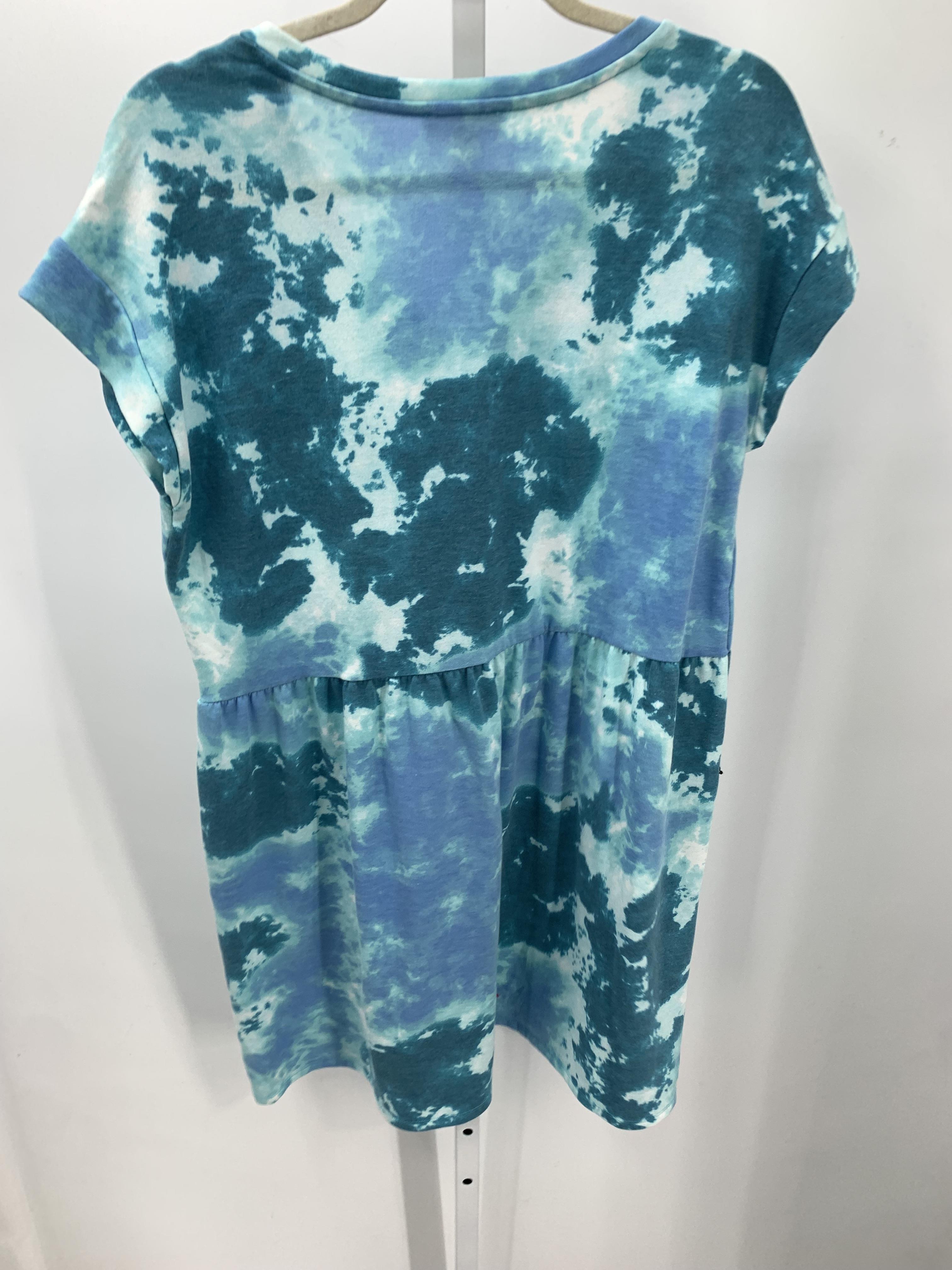 Size Large Misses Short Sleeve Dress