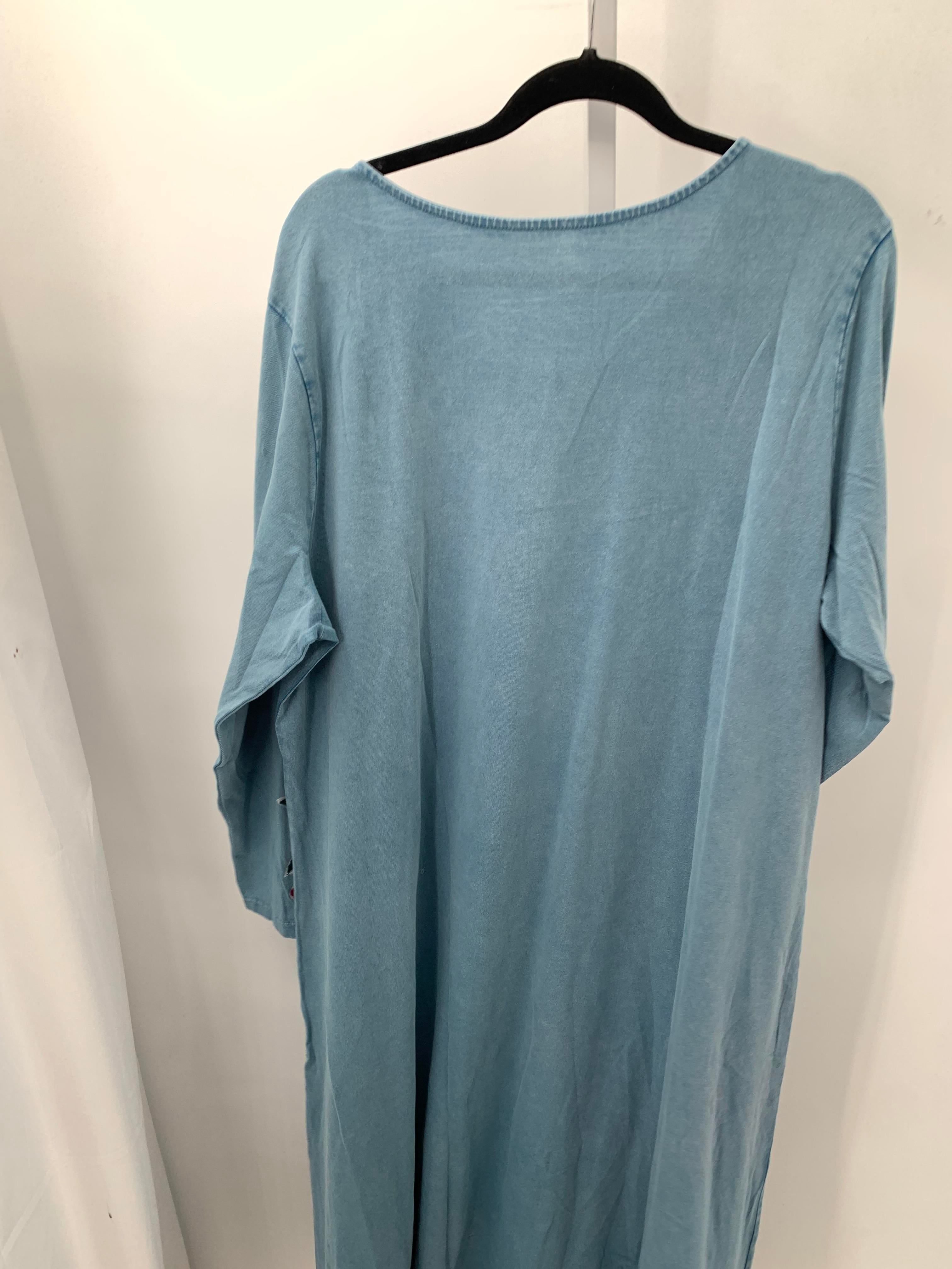 Size 1X Womens Long Sleeve Dress