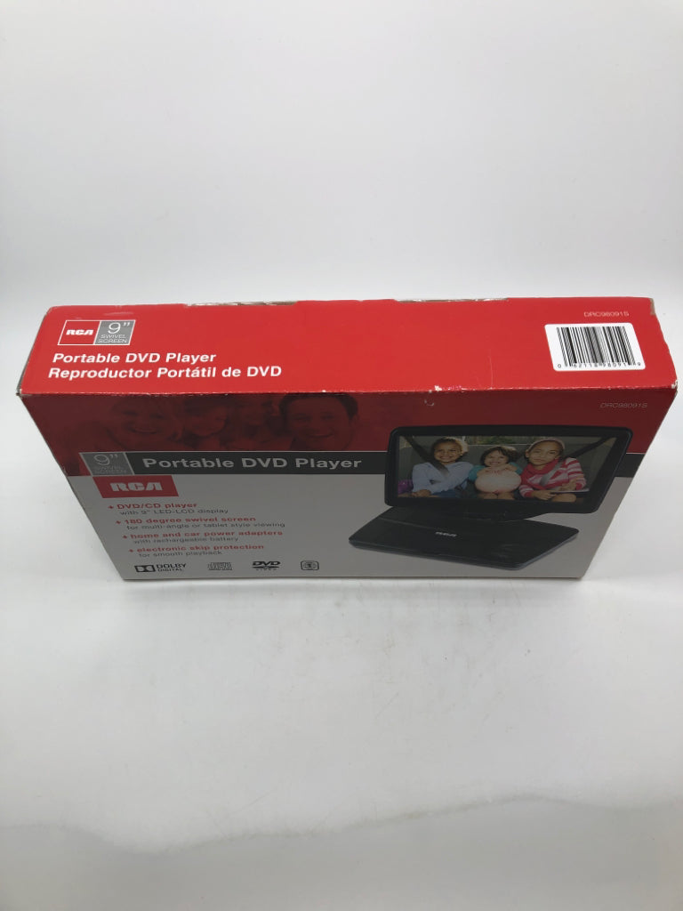 NIB RCA PORTABLE DVD PLAYER.