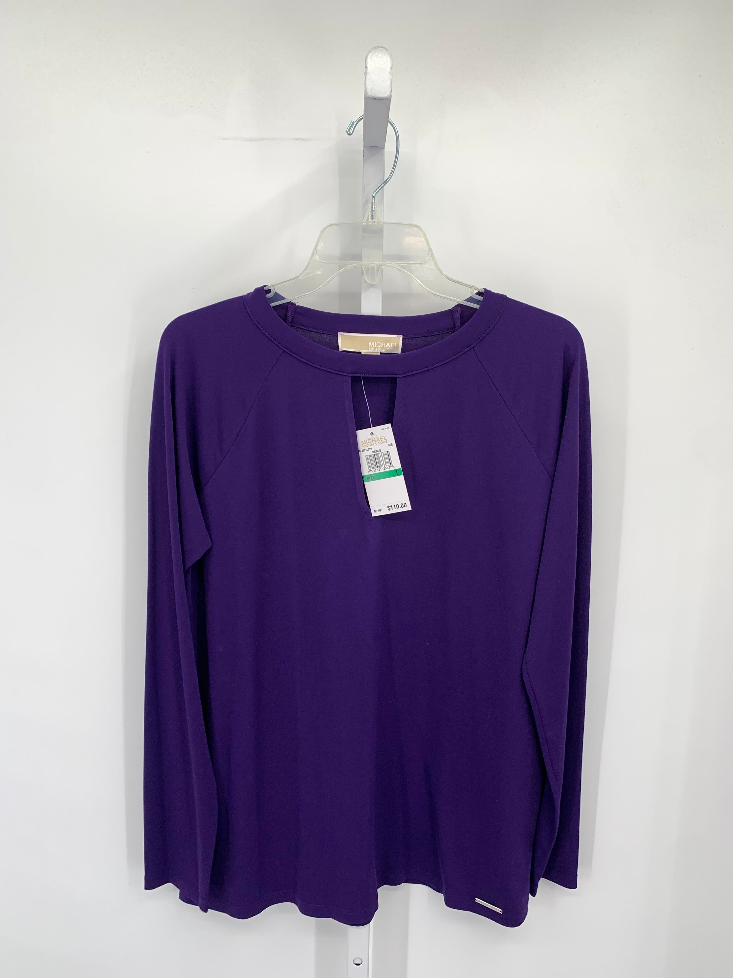 Michael Kors Size Large Misses Long Sleeve Shirt