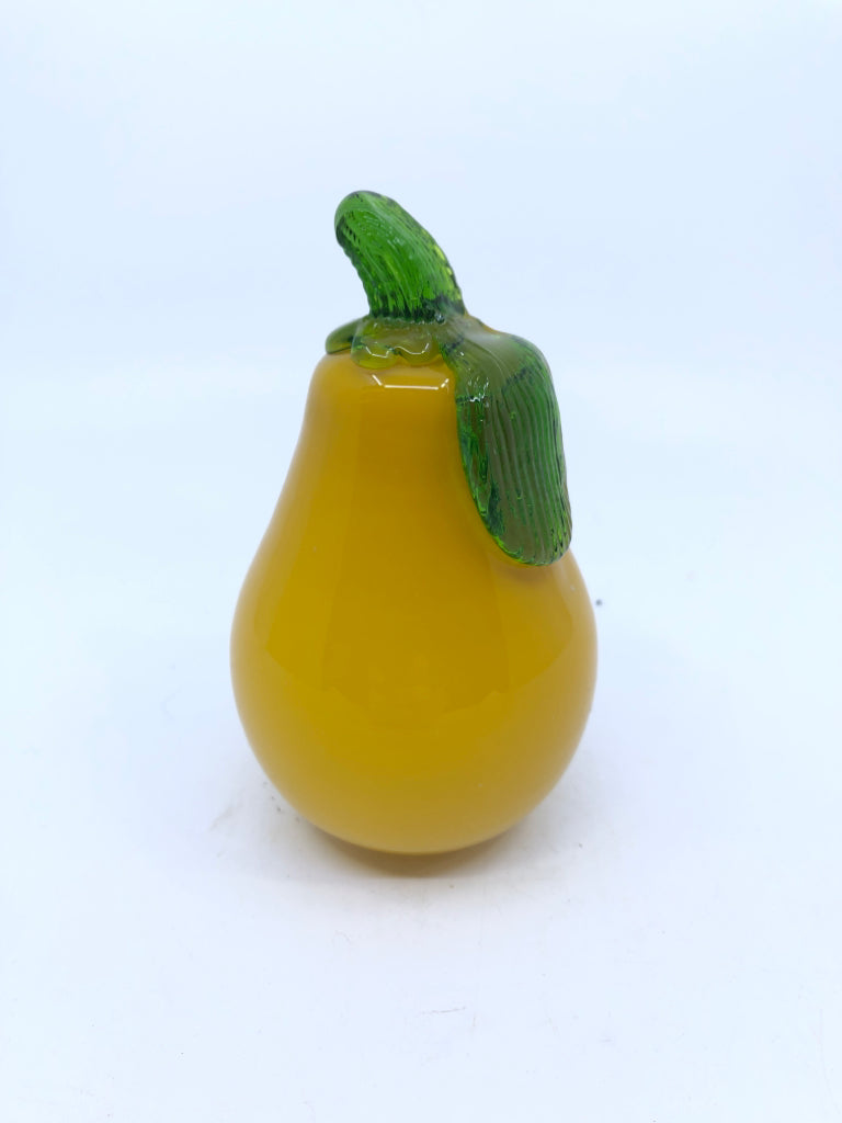 YELLOW GLASS PEAR.