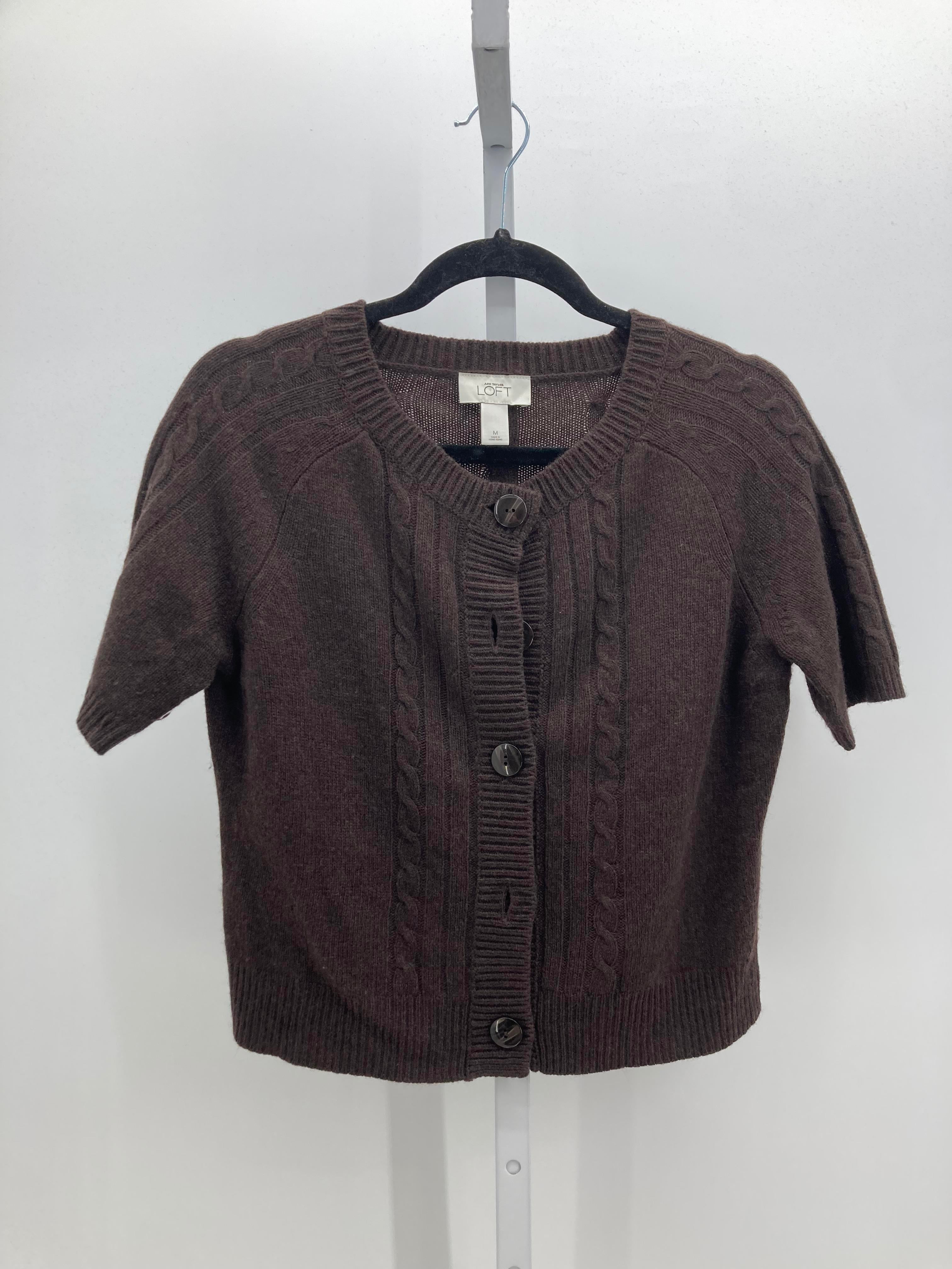 Loft Size Medium Misses Short Slv Sweater