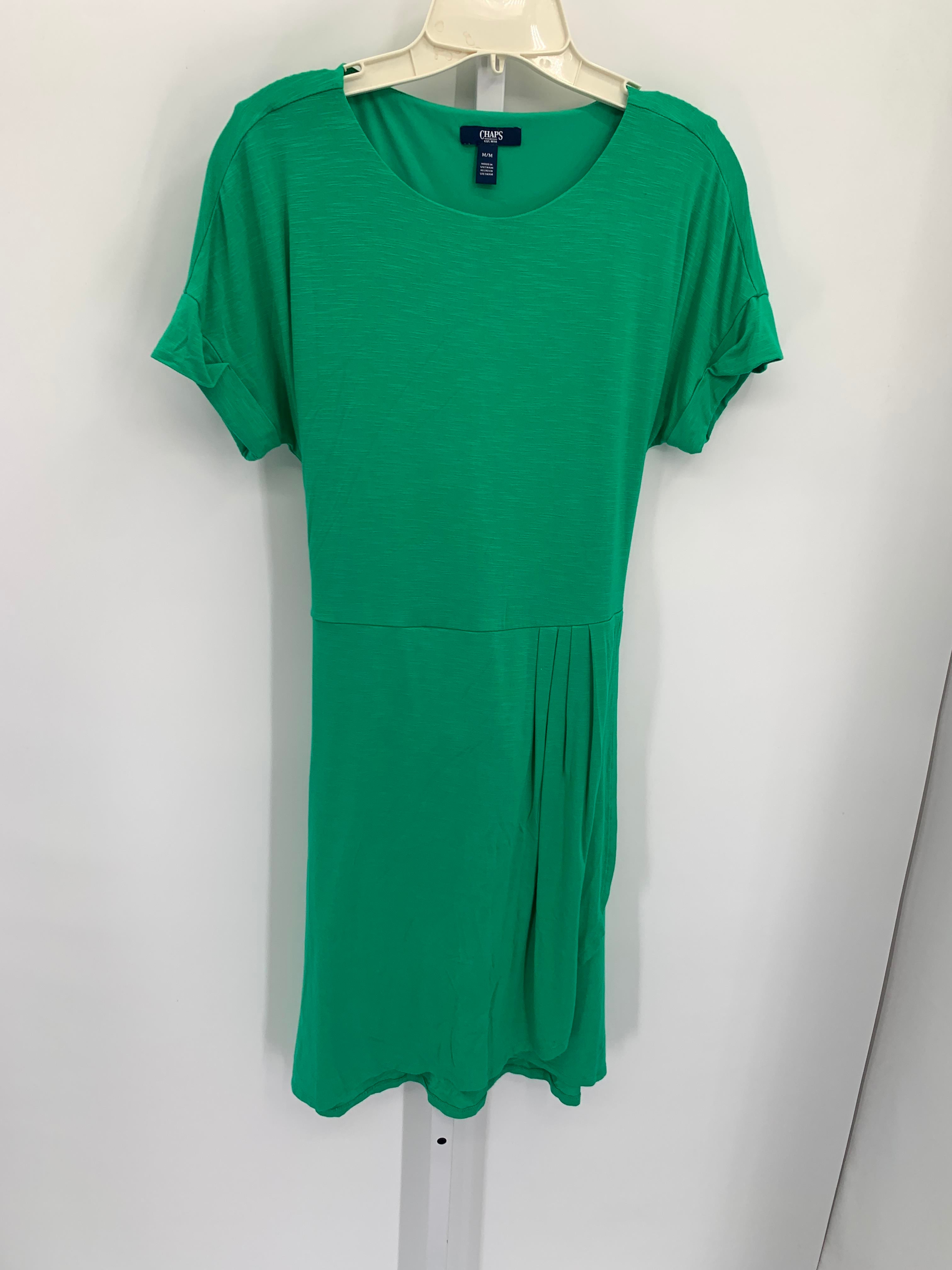 Chaps Size Medium Misses Short Sleeve Dress