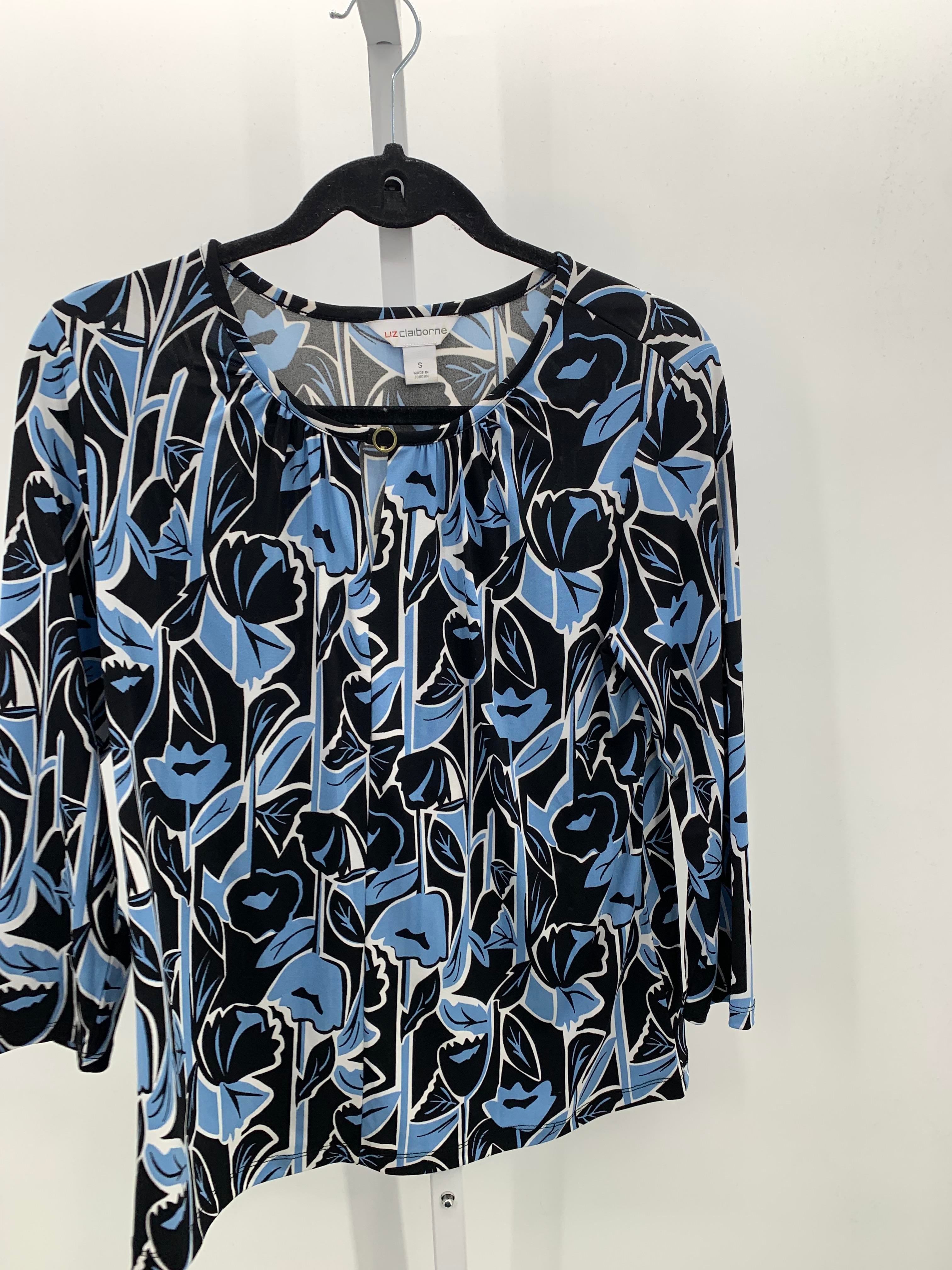 Liz Claiborne Size Small Misses 3/4 Sleeve Shirt