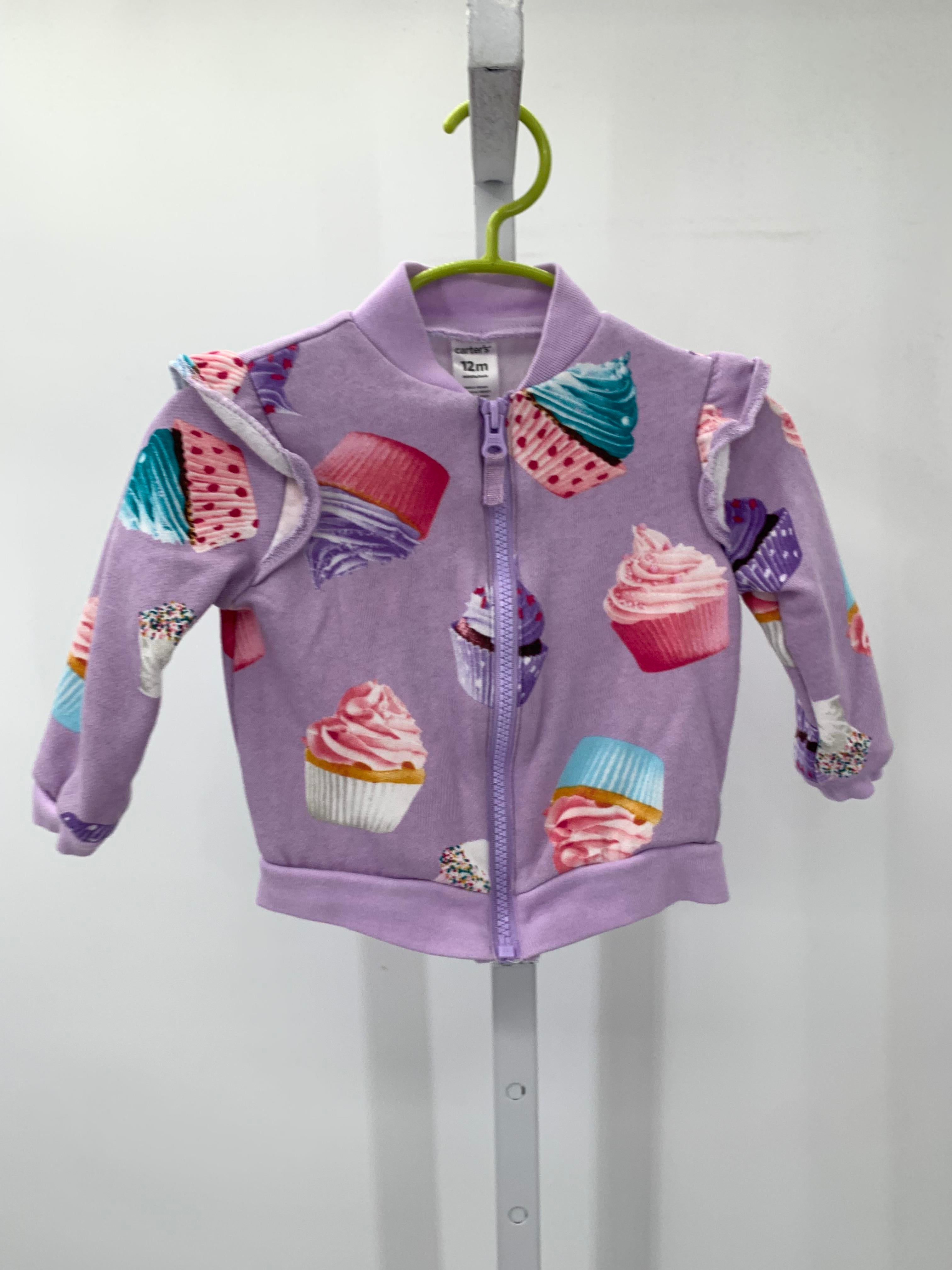 Carters Size 12 Months Girls Sweat Jacket