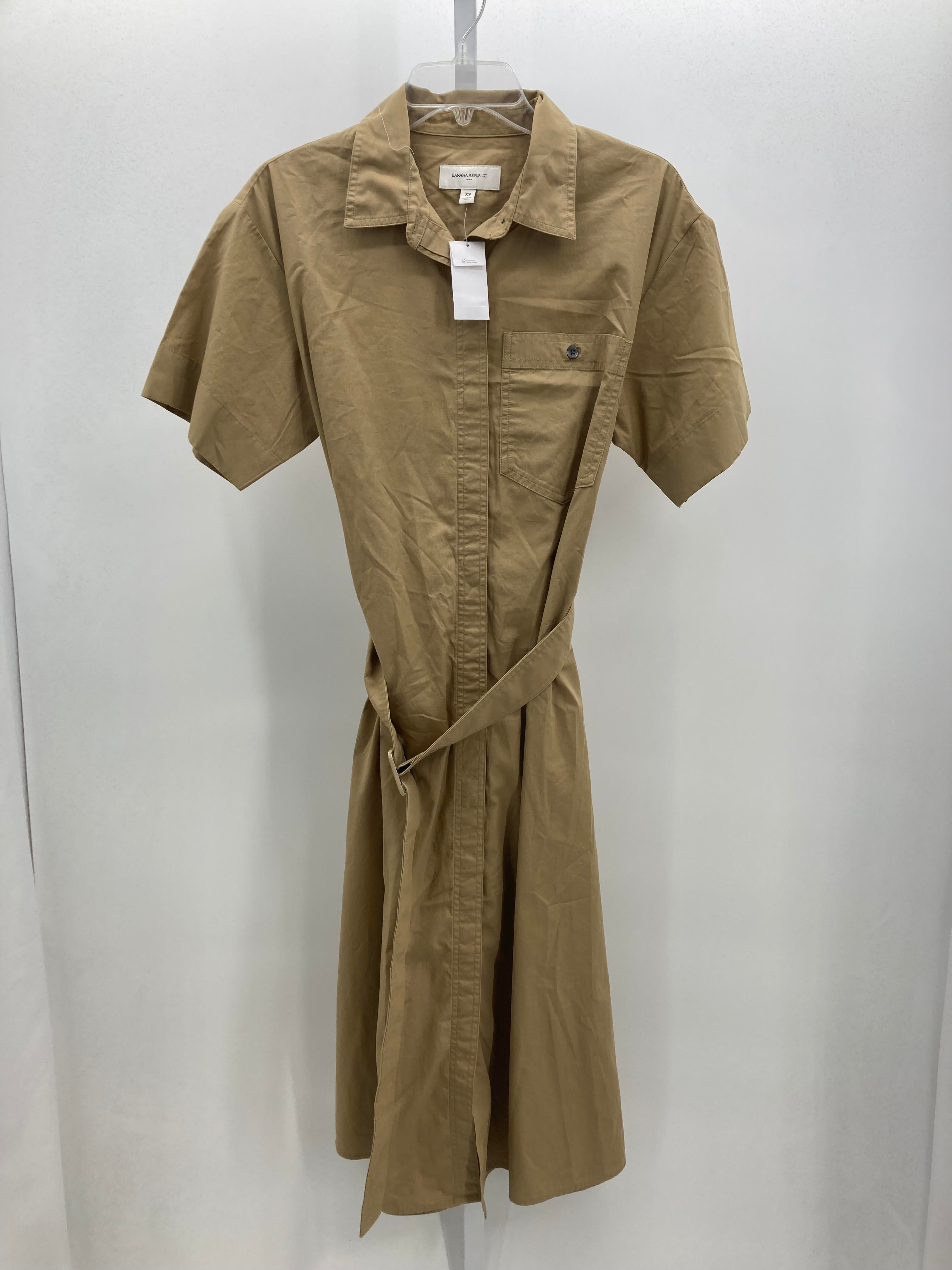Banana Republic Size X Small Misses Short Sleeve Dress