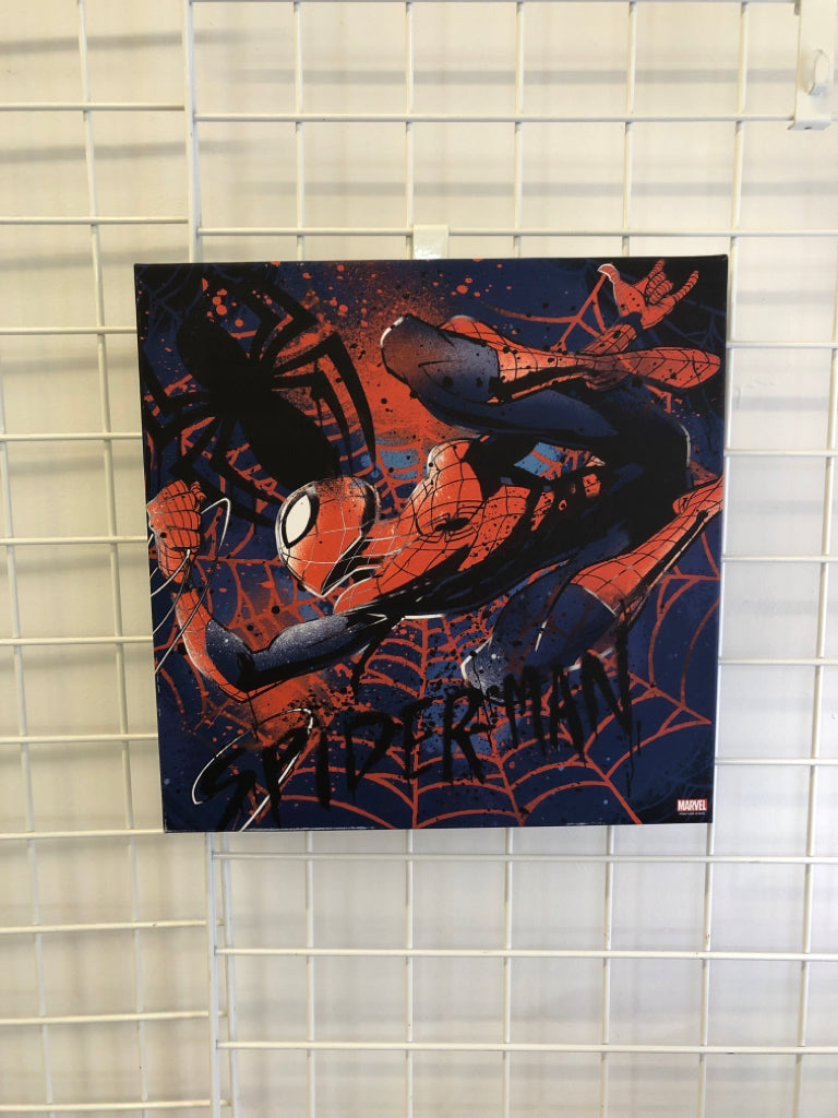 SPIDERMAN CANVAS WALL ART.