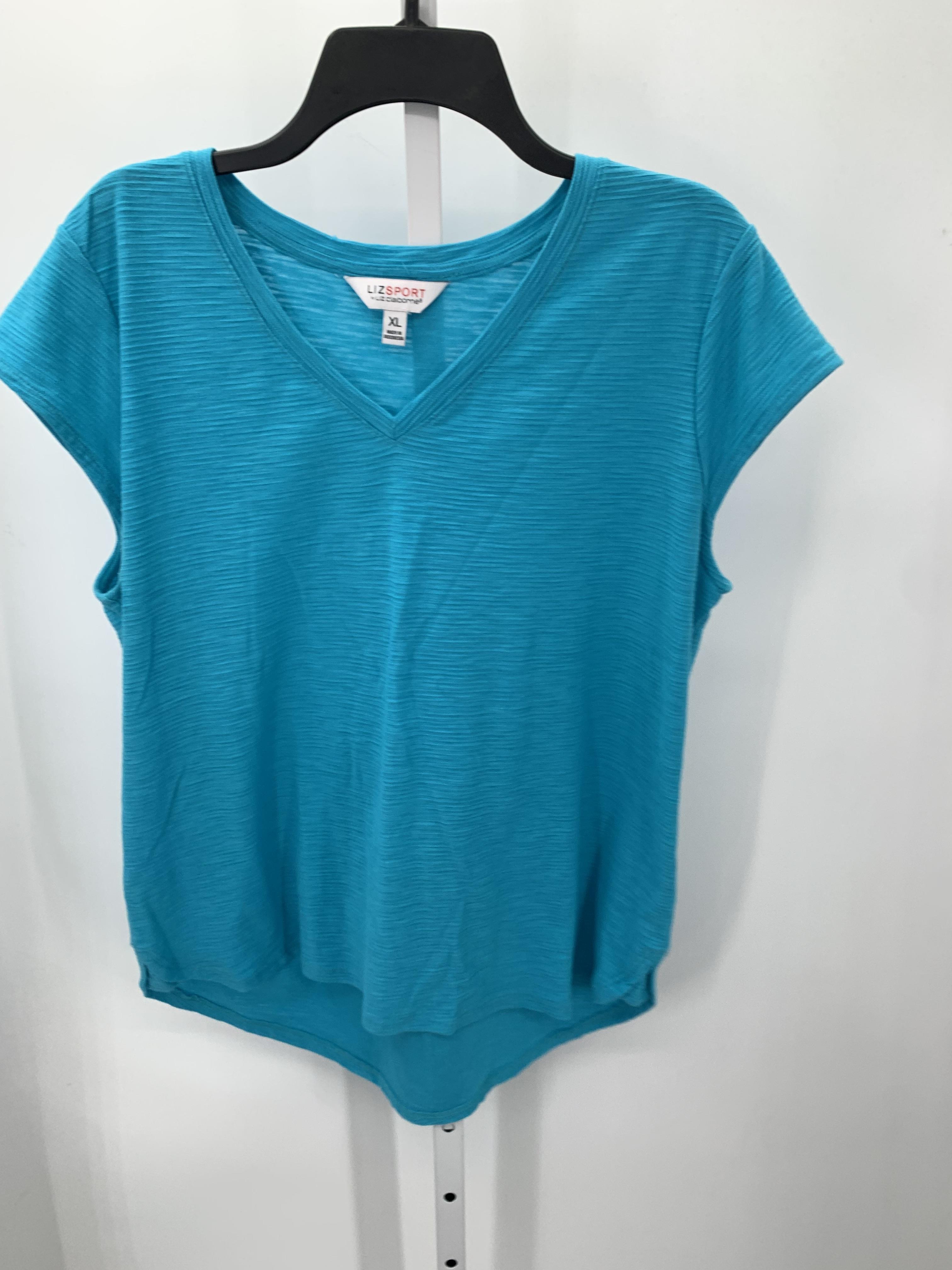 Liz Claiborne Size Extra Large Misses Short Sleeve Shirt