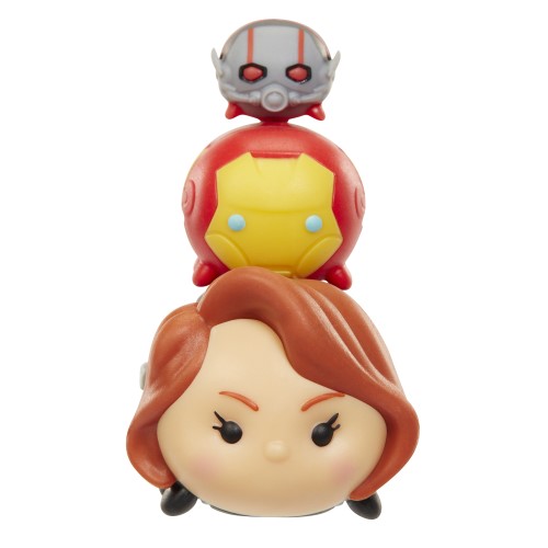 Marvel Tsum Tsum 3-Pack Figures - Black Widow/Iron Man/ Ant-Man -