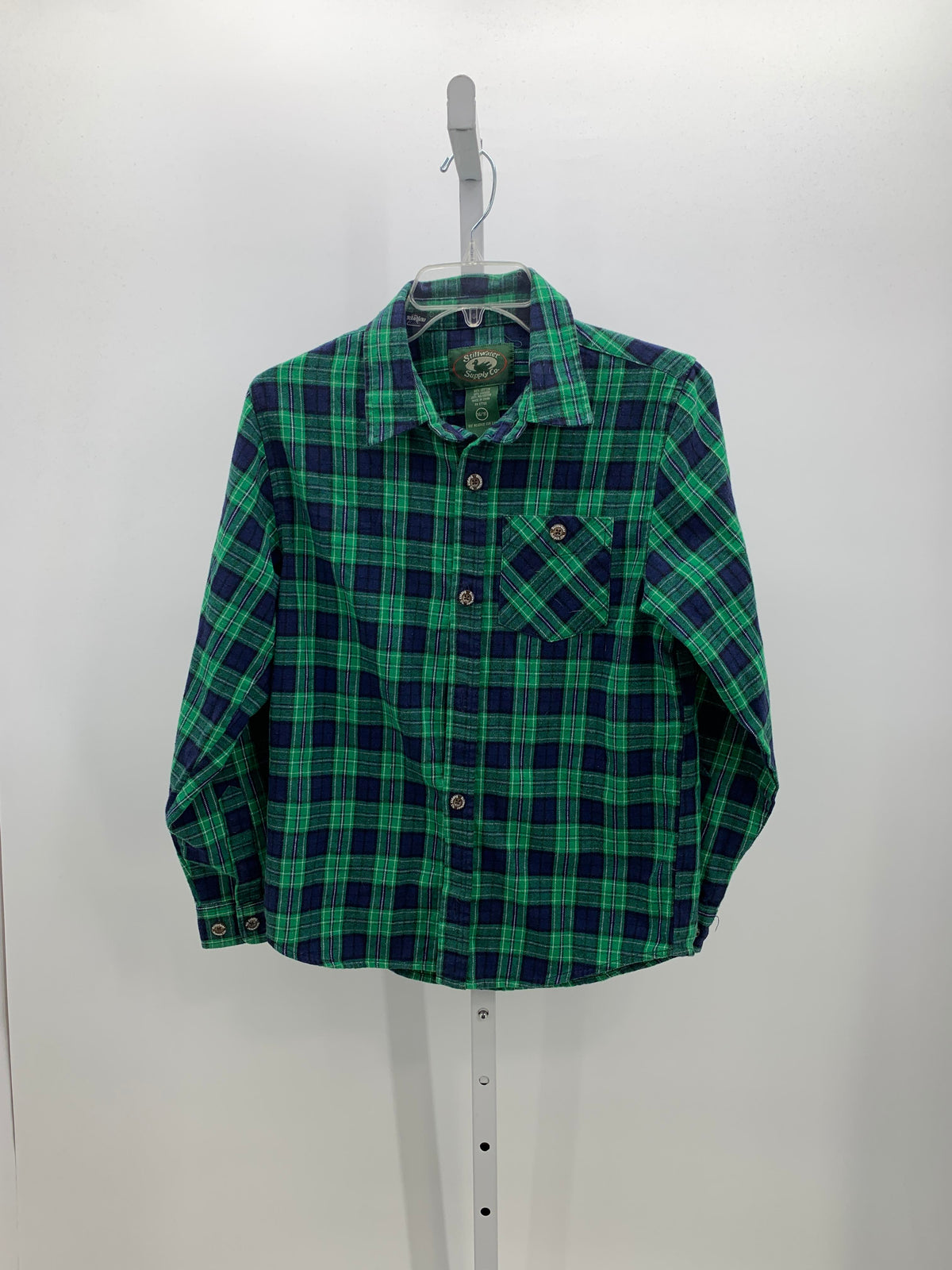 NAVY PLAID.