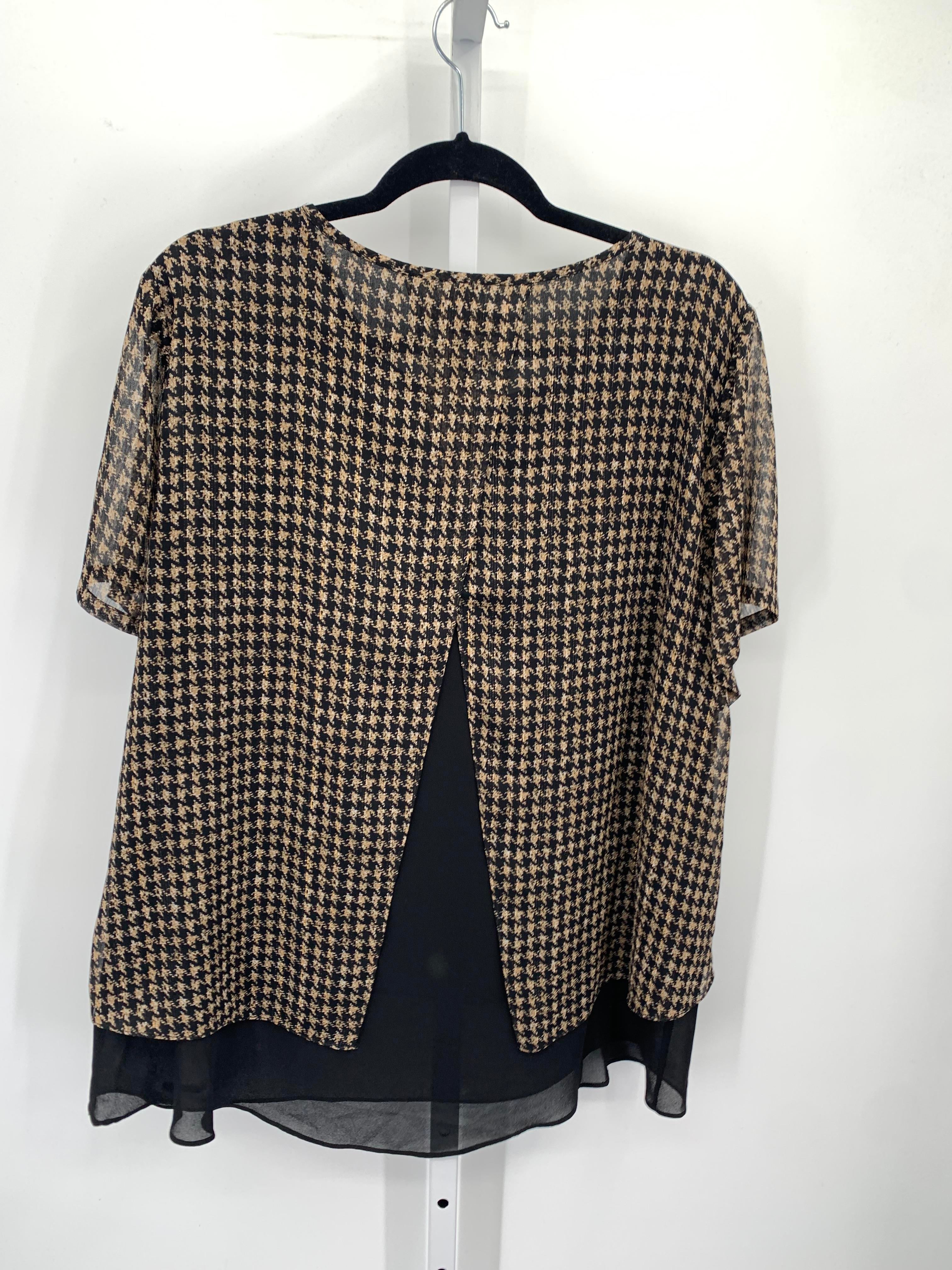 Michael Kors Size 1X Womens Short Sleeve Shirt