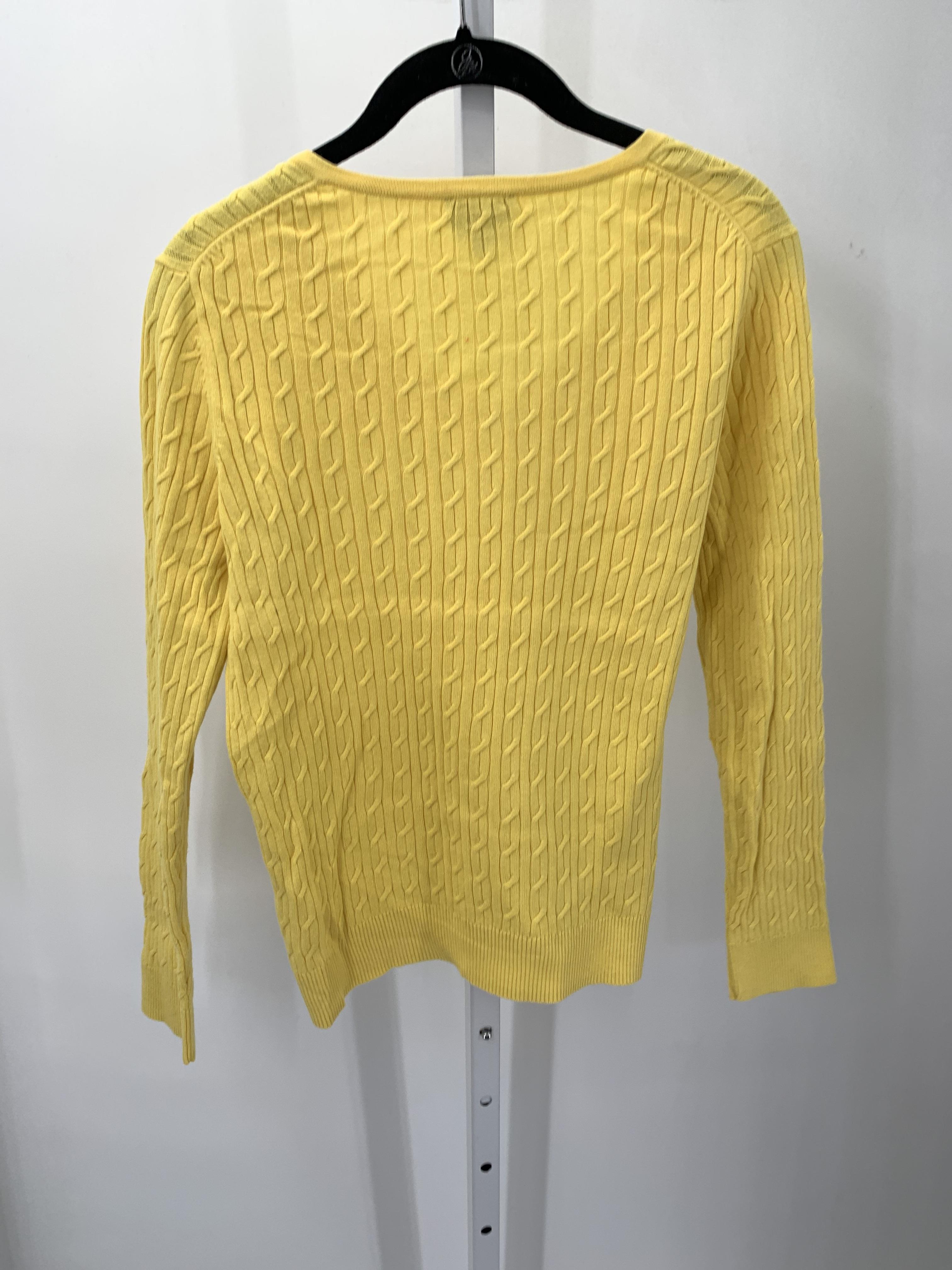 Talbots Size Medium Petite Petite Long Slv Sweater