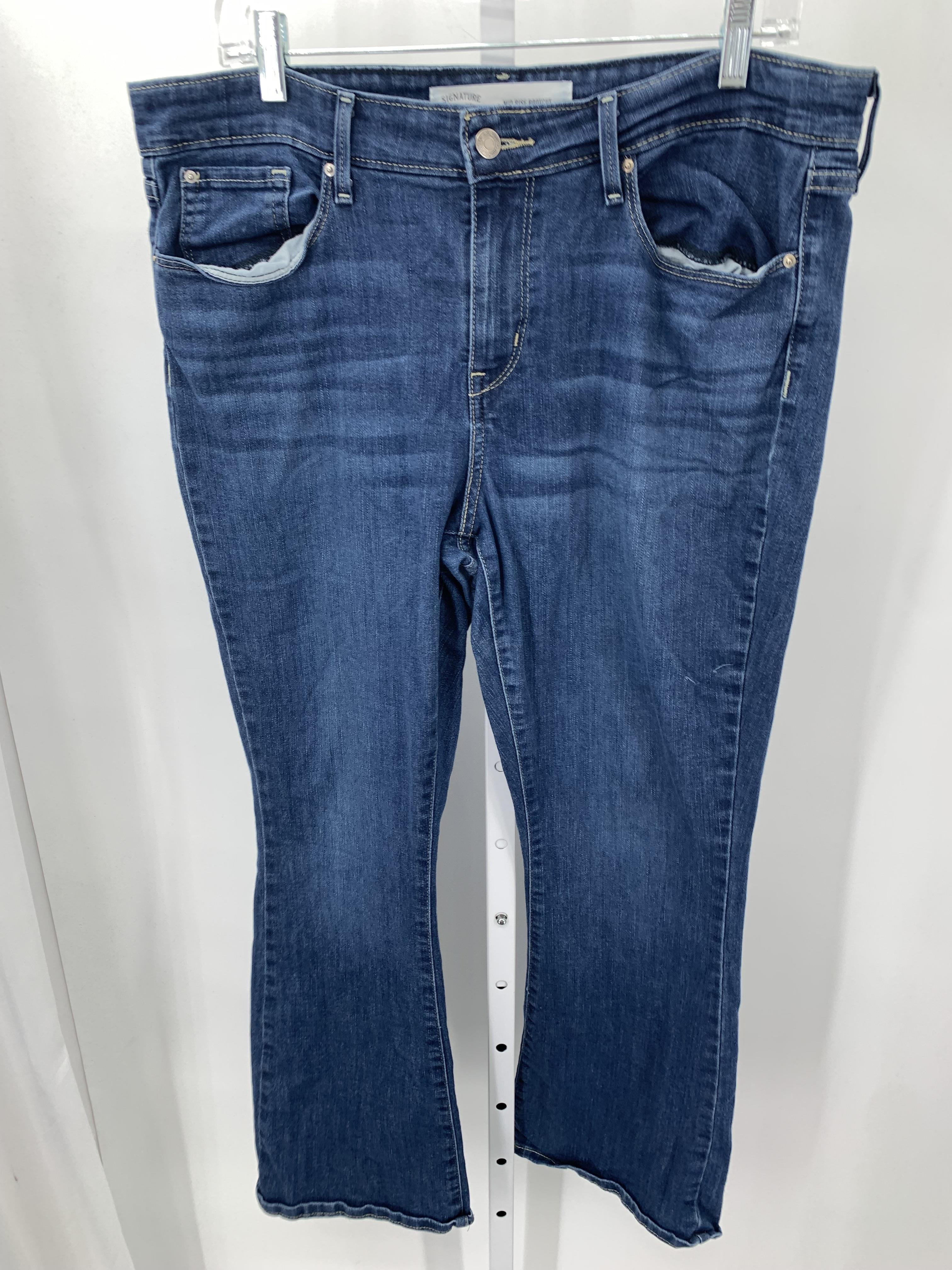 Levis Size 14 Short Misses Jeans